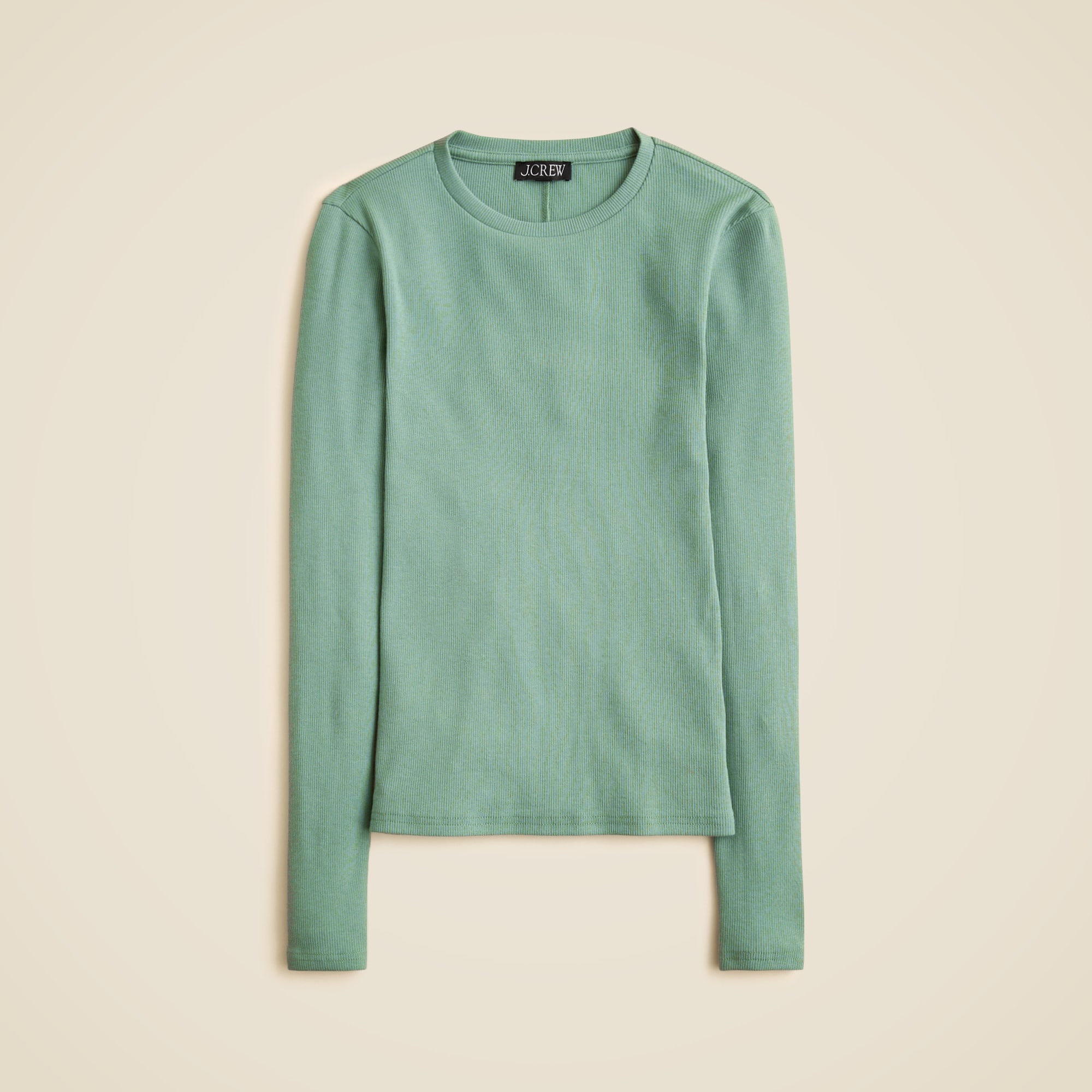 Perfect rib cardigan top with jewel buttons