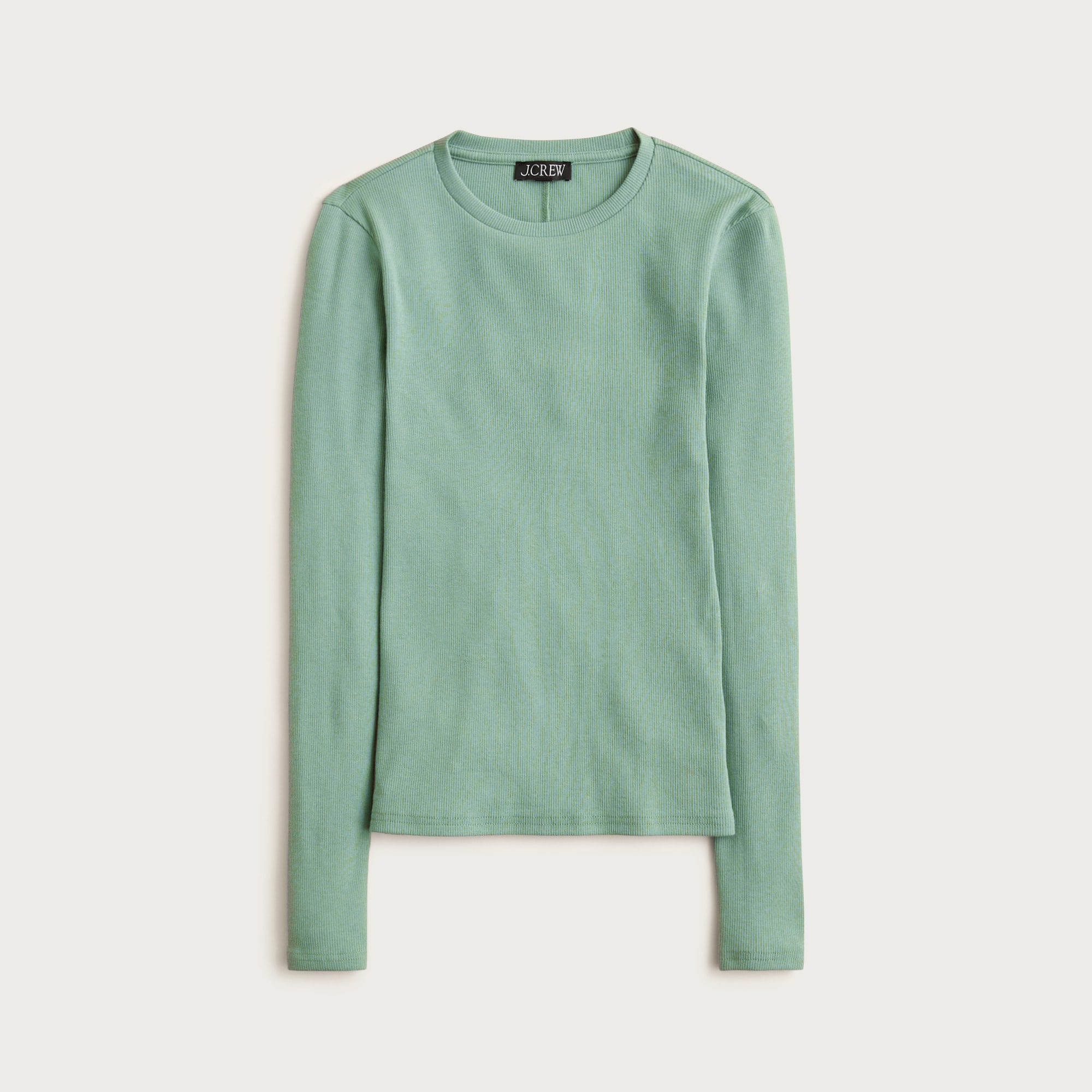  Perfect rib long-sleeve T-shirt