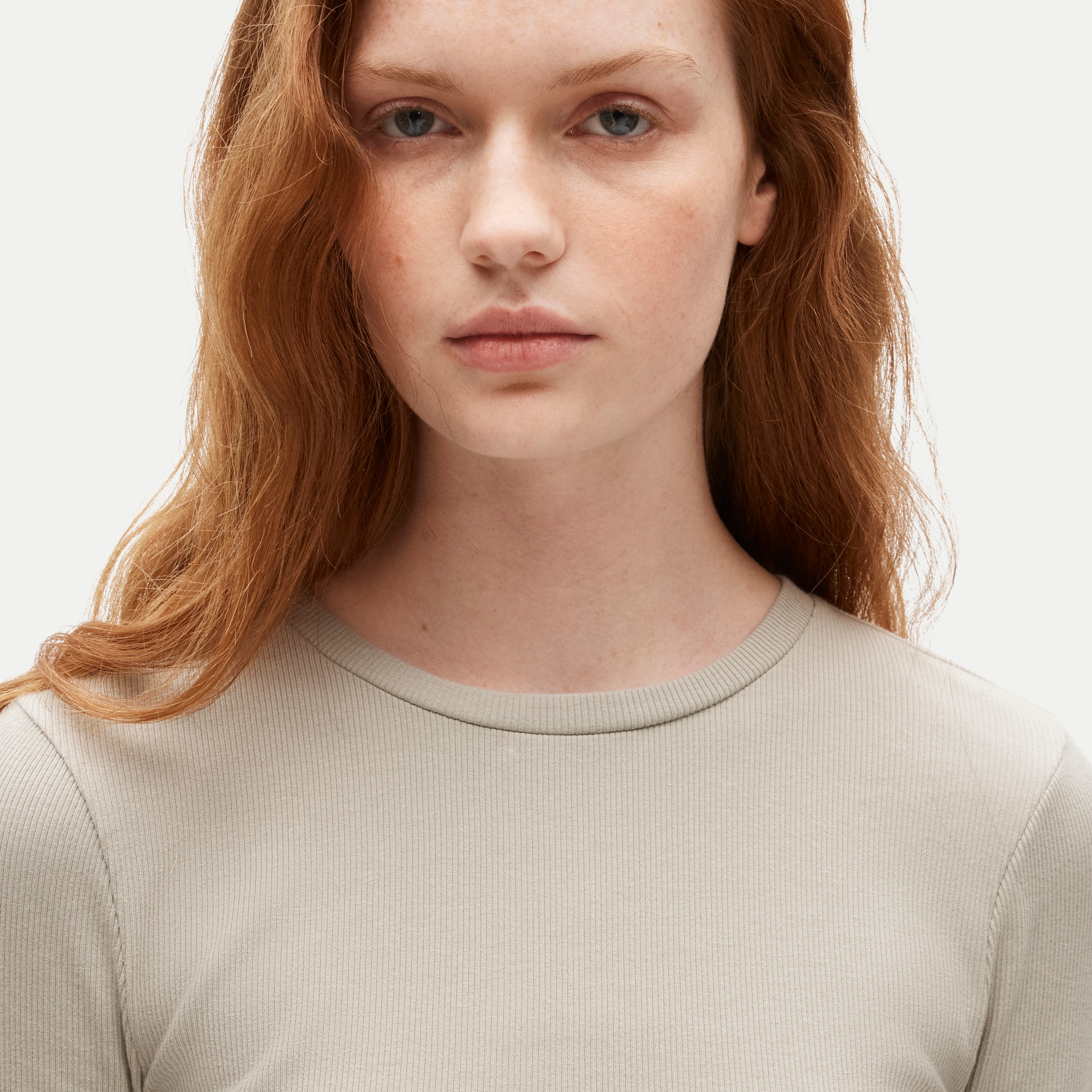 Perfect rib long-sleeve T-shirt