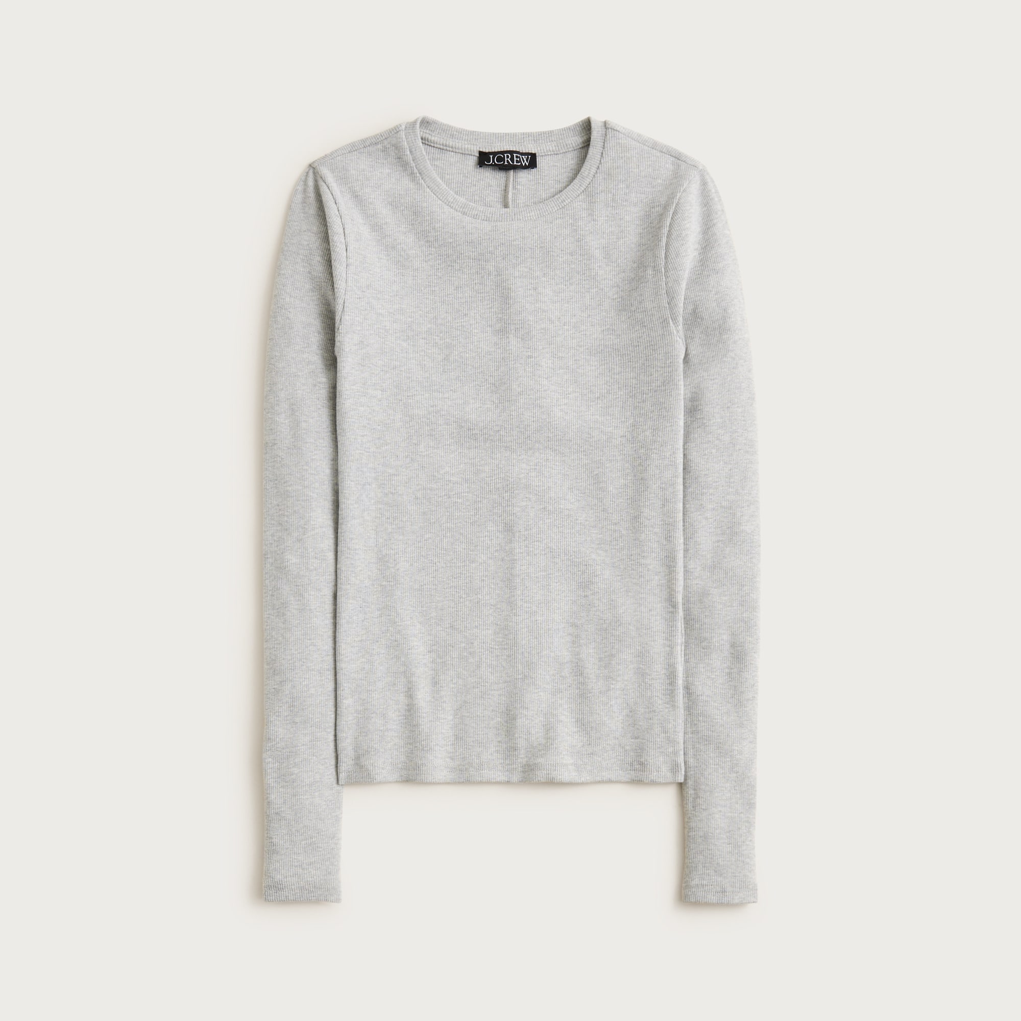 Perfect Rib Long-sleeve T-shirt For Women | J.Crew