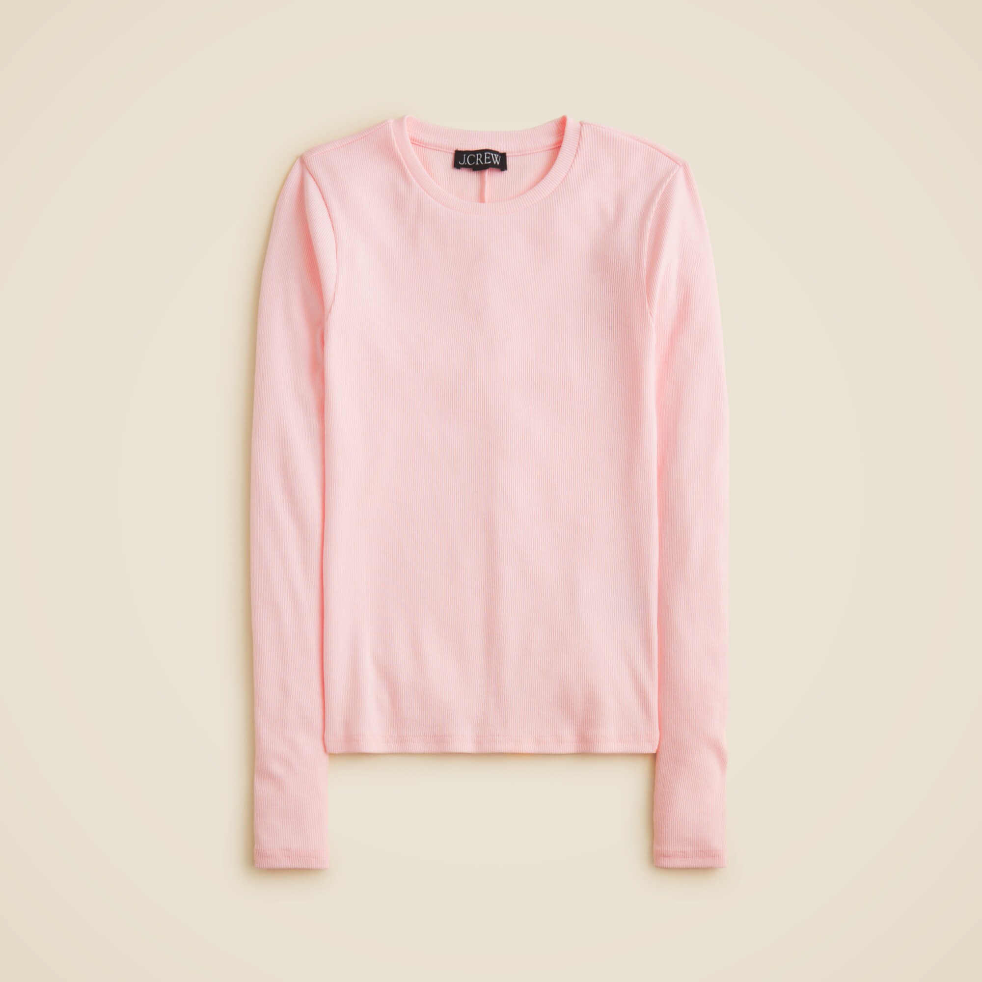  Perfect rib long-sleeve T-shirt