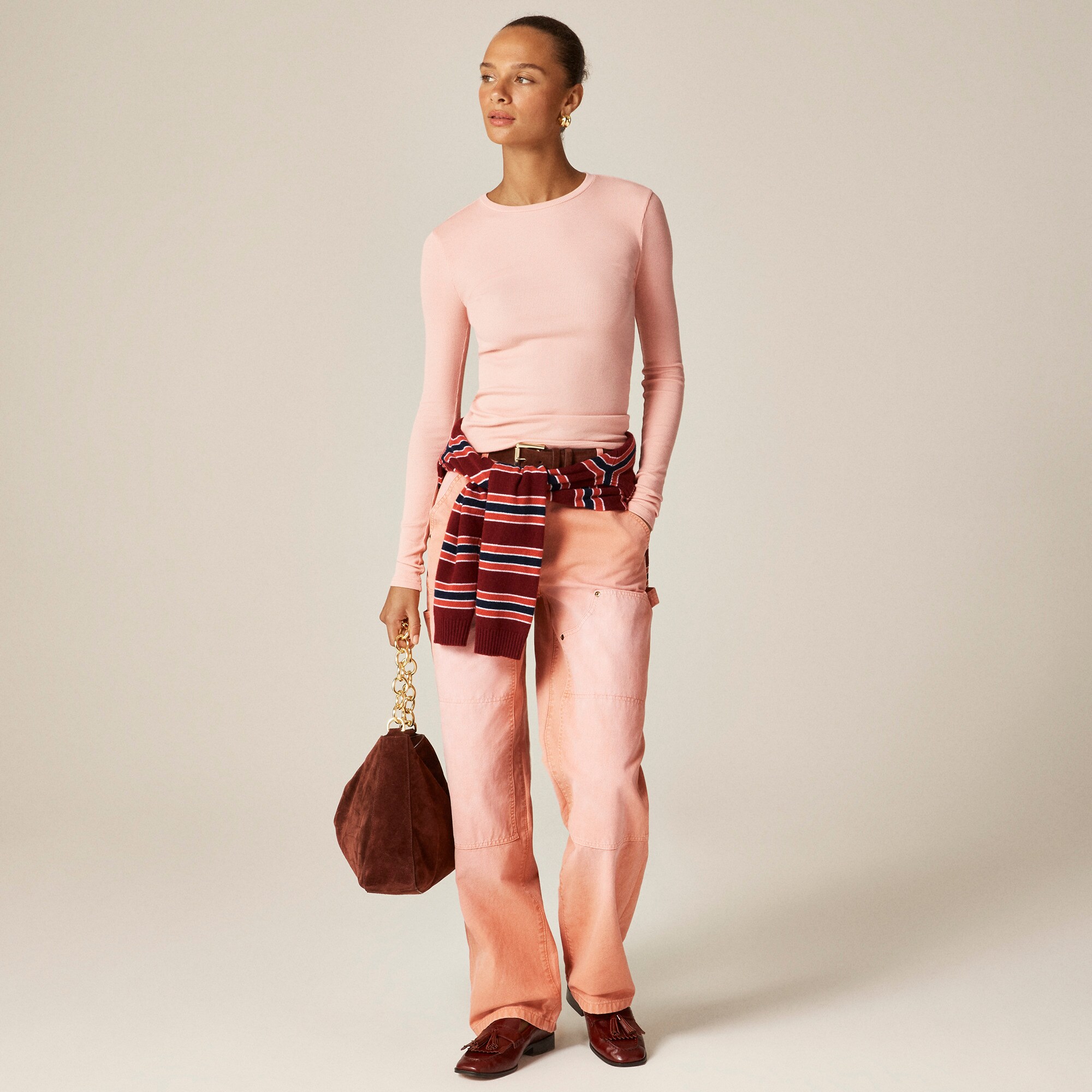 Perfect rib long-sleeve T-shirt
