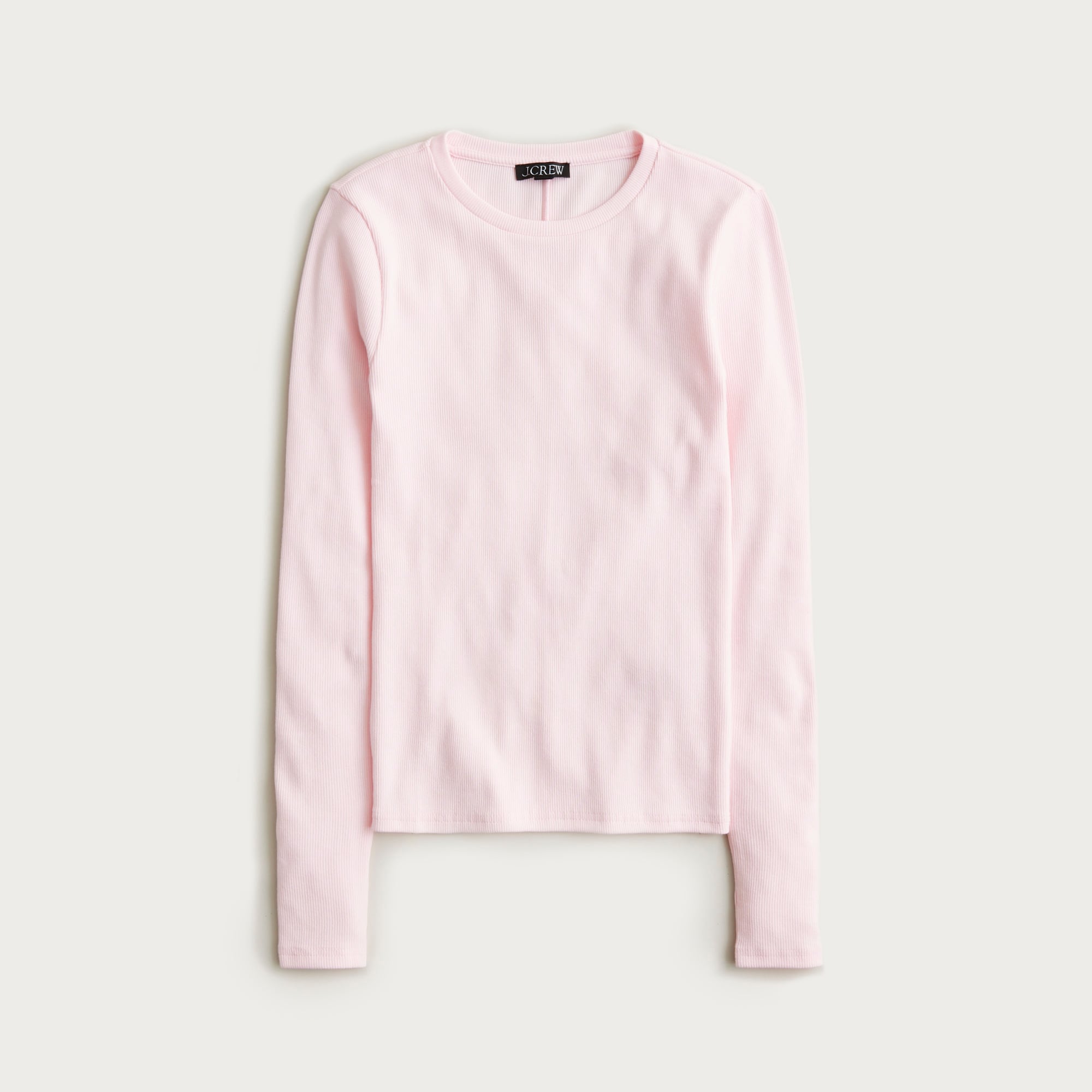  Perfect rib long-sleeve T-shirt