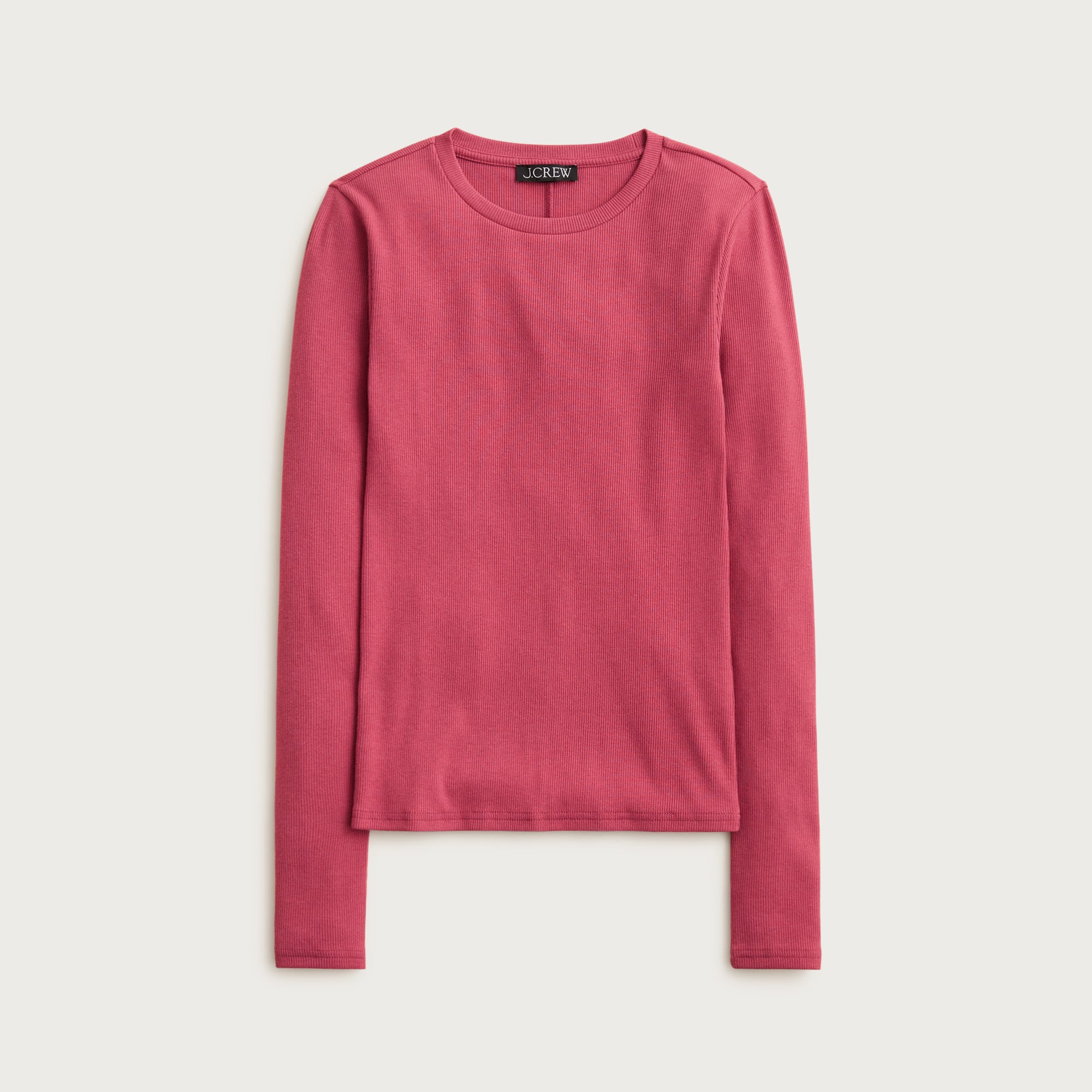 Perfect Rib Long-sleeve T-shirt For Women | J.Crew