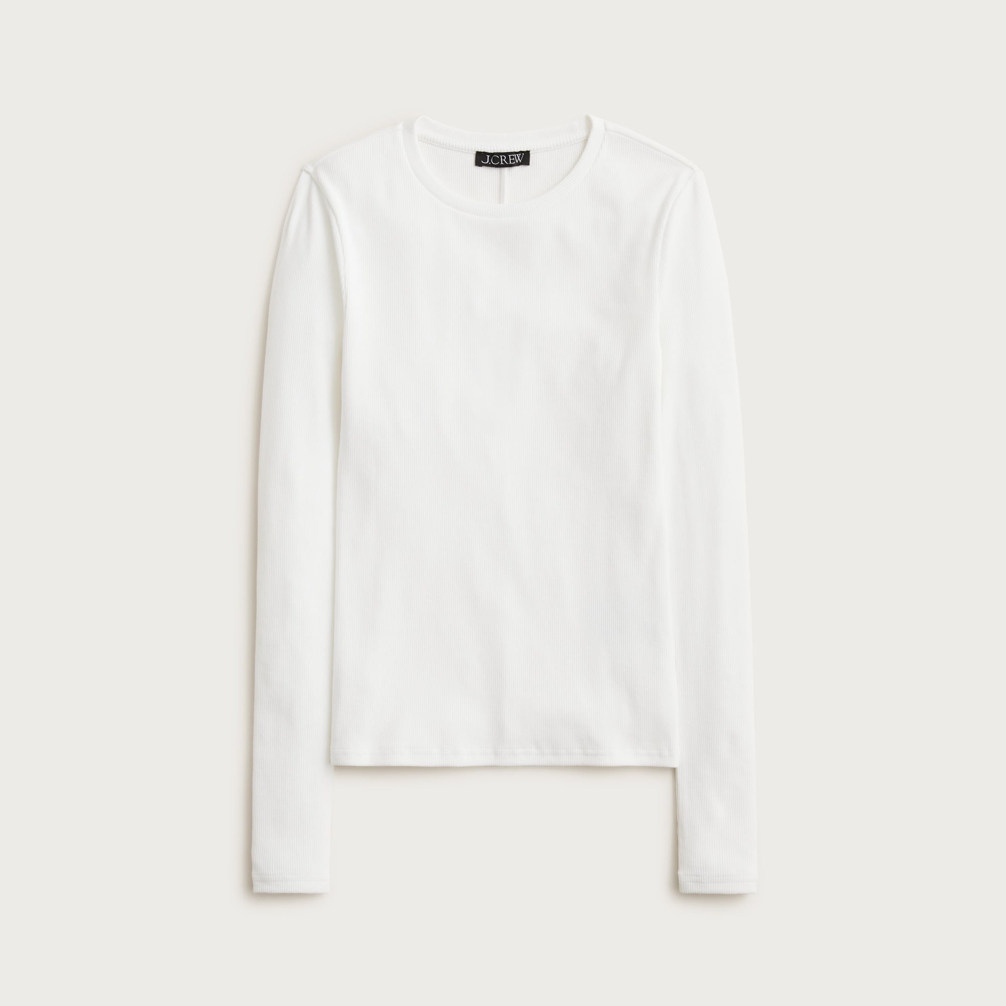 Perfect Rib Long-sleeve T-shirt For Women | J.Crew