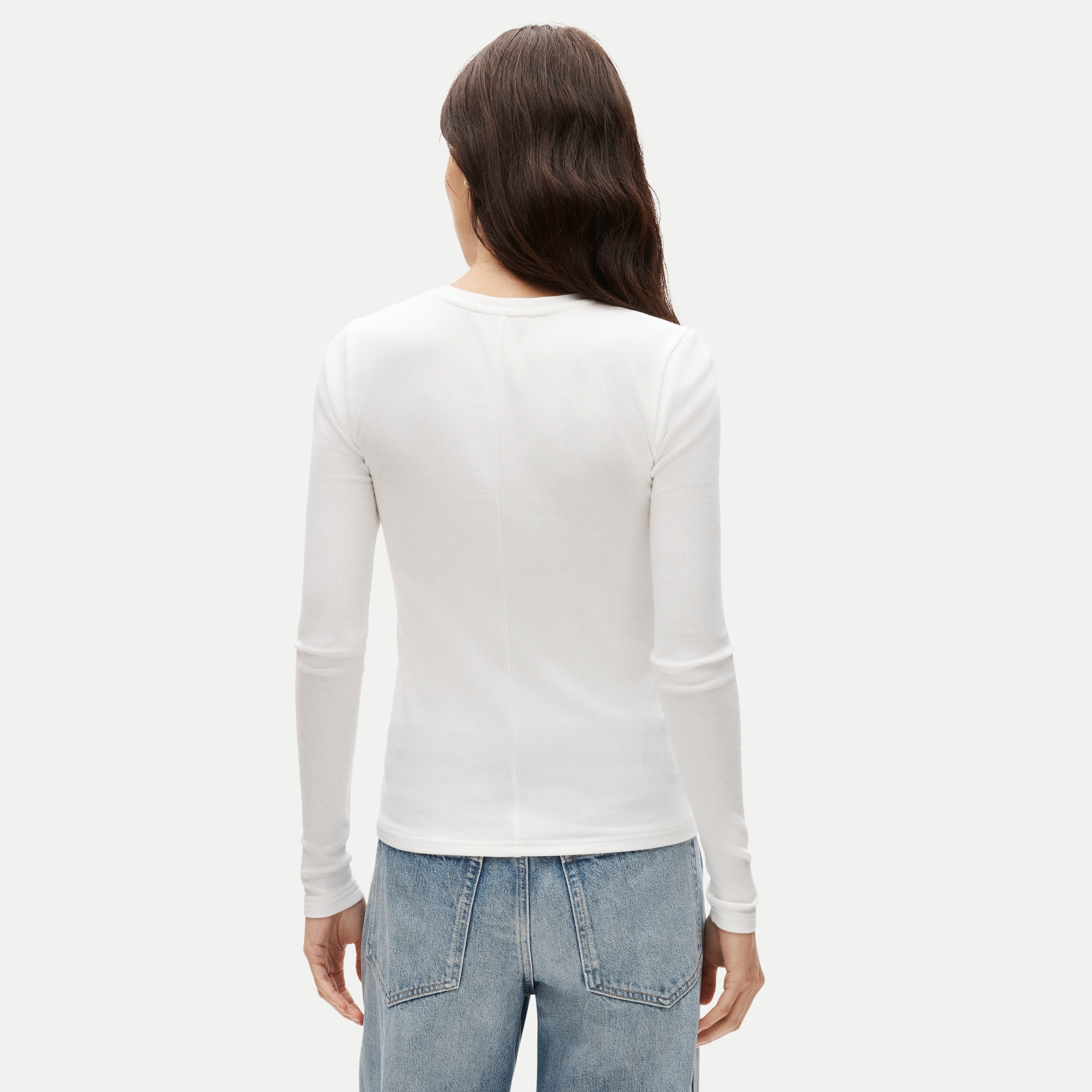 Perfect rib long-sleeve T-shirt