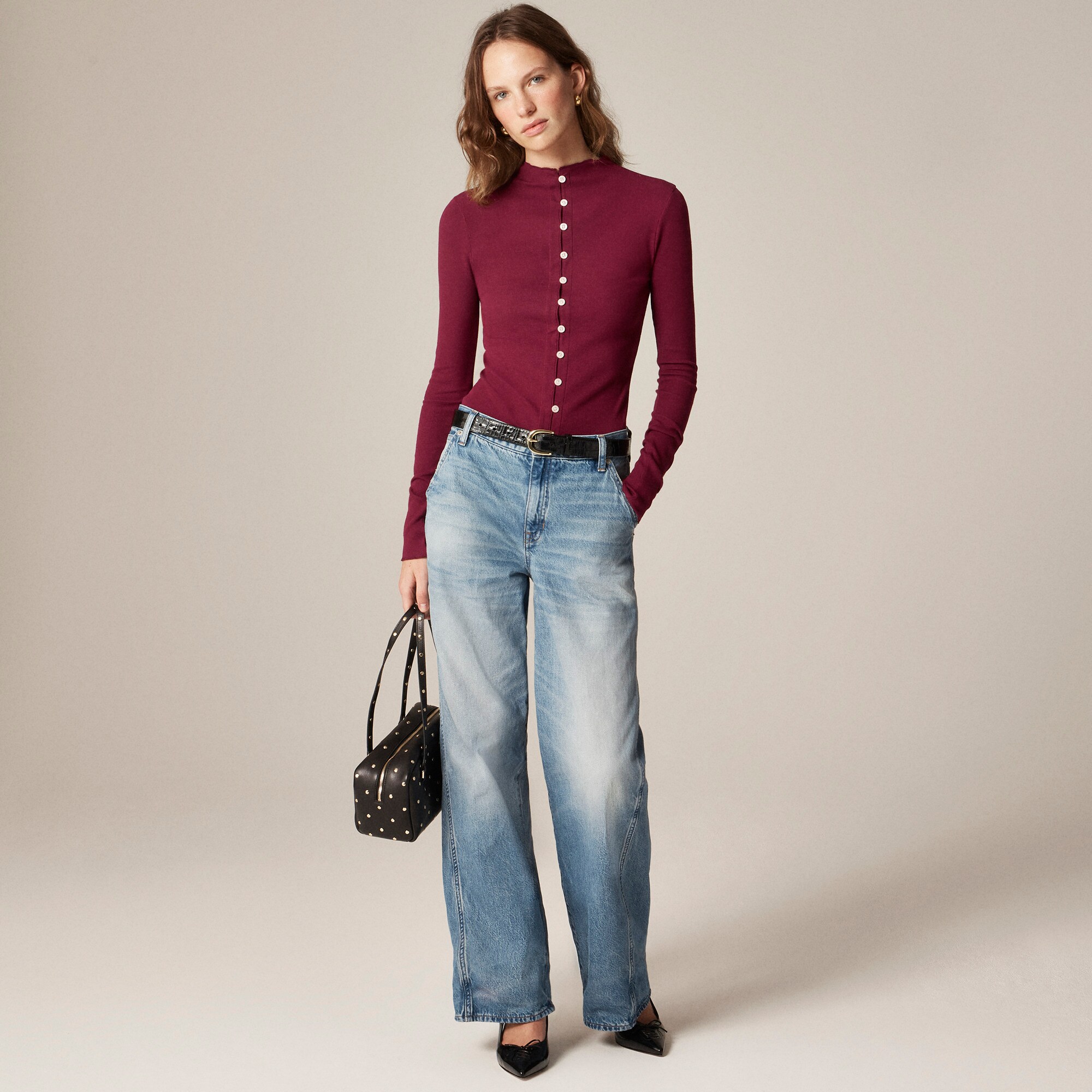 Perfect rib cardigan top