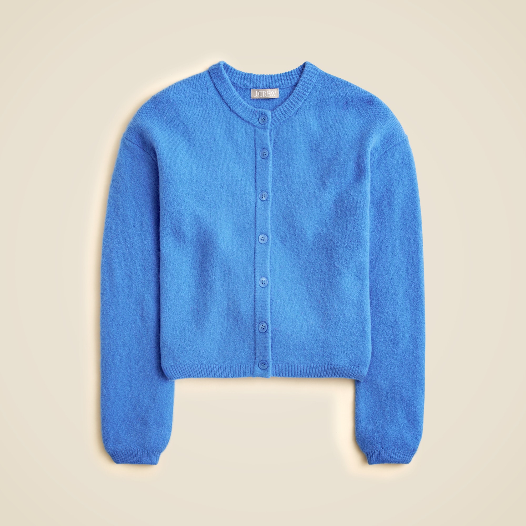 Supersoft bubble-hem cardigan