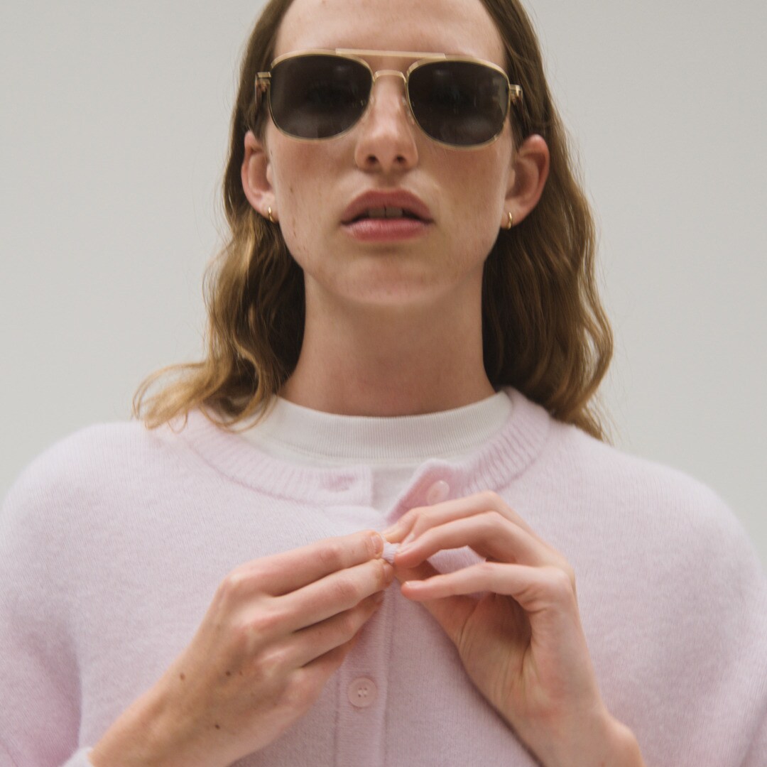 Supersoft bubble-hem cardigan