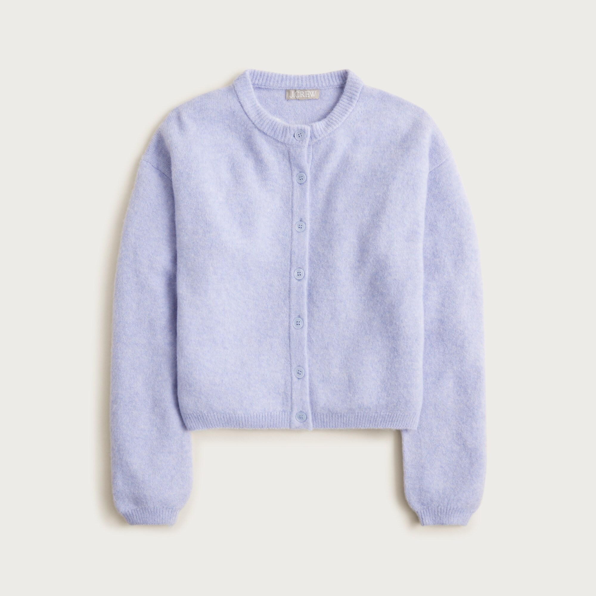 Supersoft bubble-hem cardigan