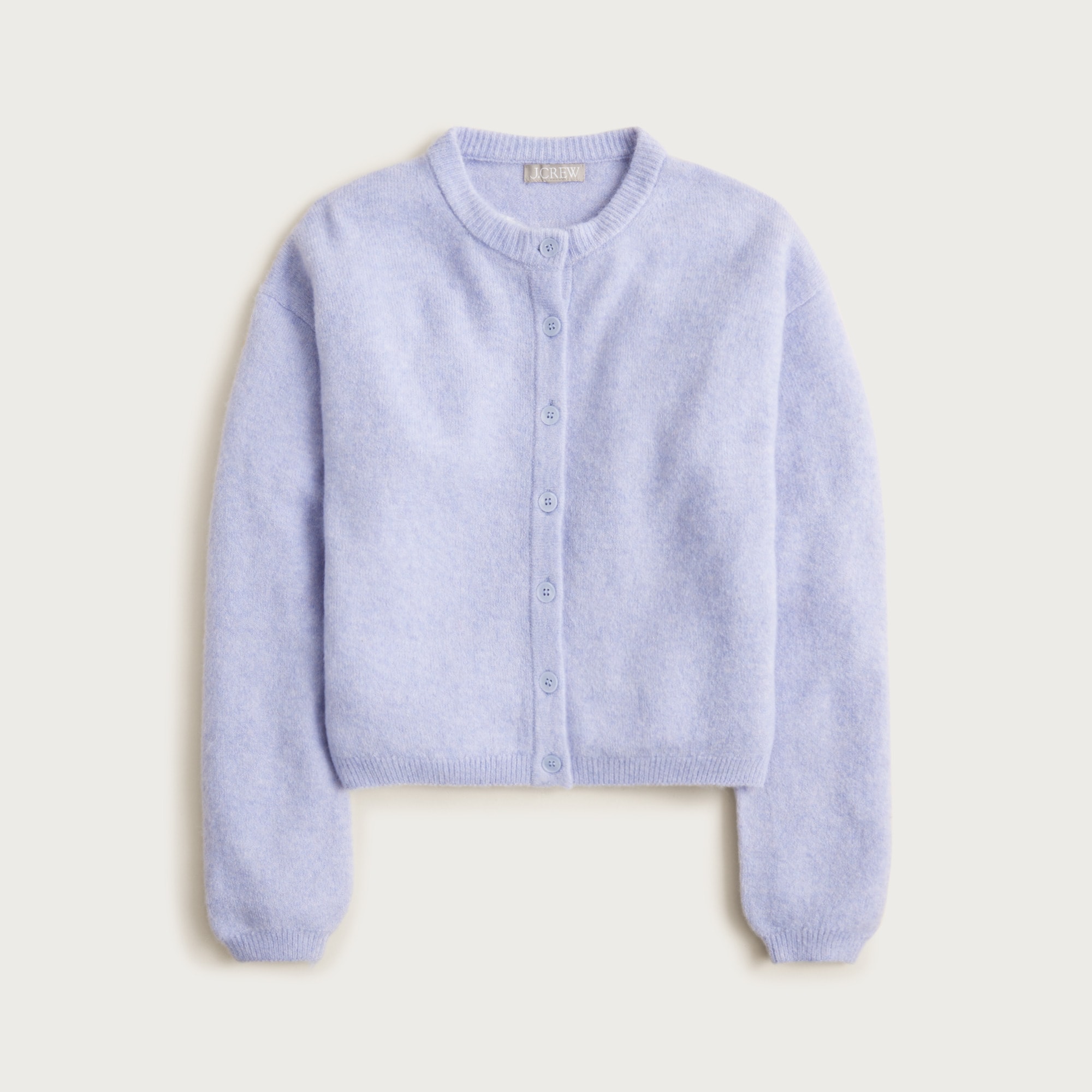 Supersoft bubble-hem cardigan