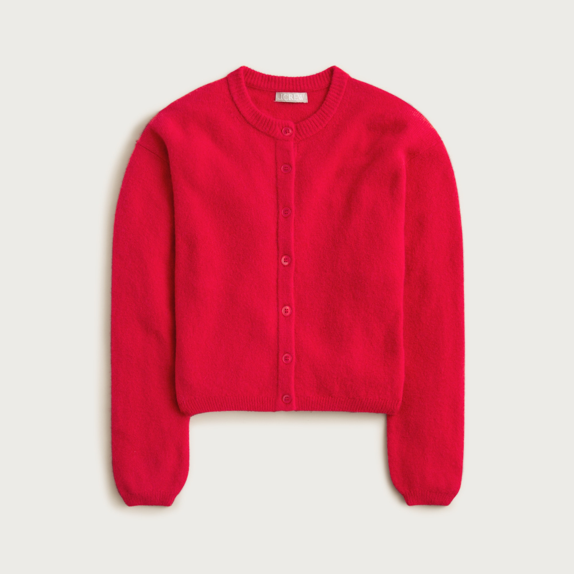 Supersoft bubble-hem cardigan