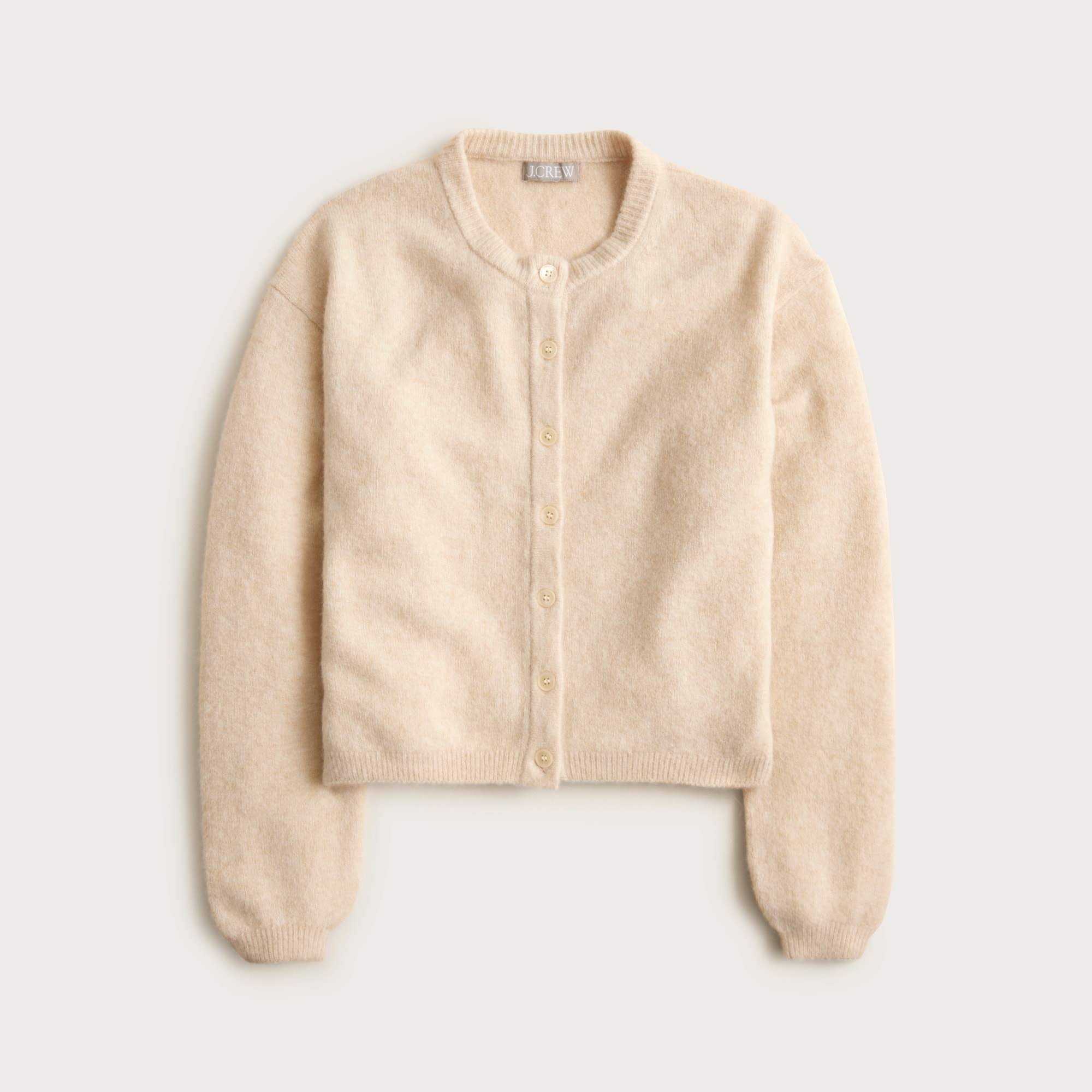 Supersoft bubble-hem cardigan
