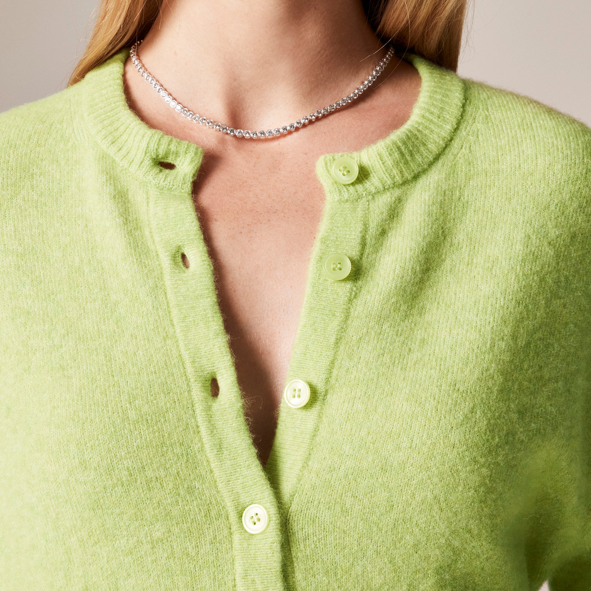 Supersoft bubble-hem cardigan