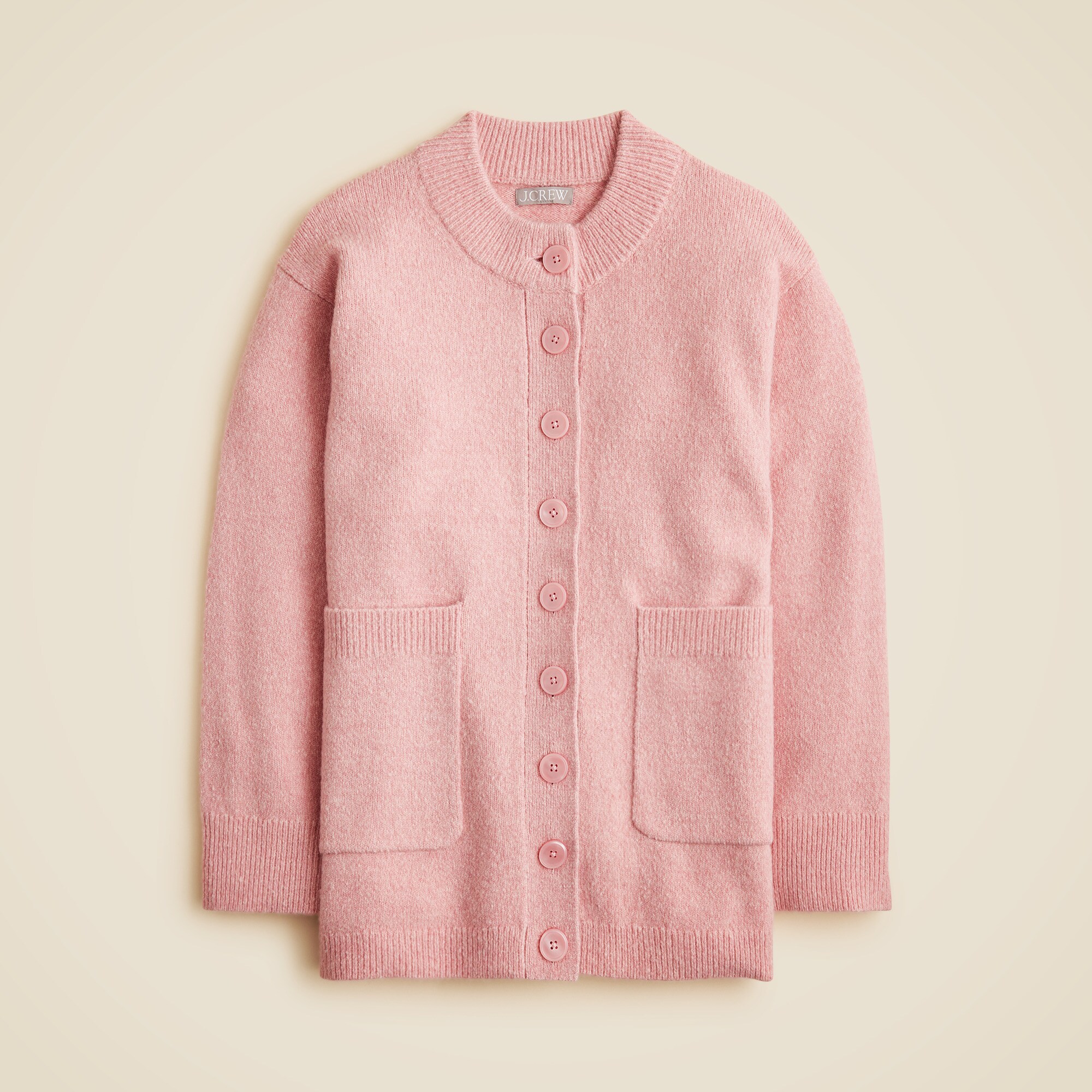 トップス OVY Super Comeback Crew Neck Cardigan Cropped Cardigan Sweater In Supersoft Yarn For Women | J.Crew
