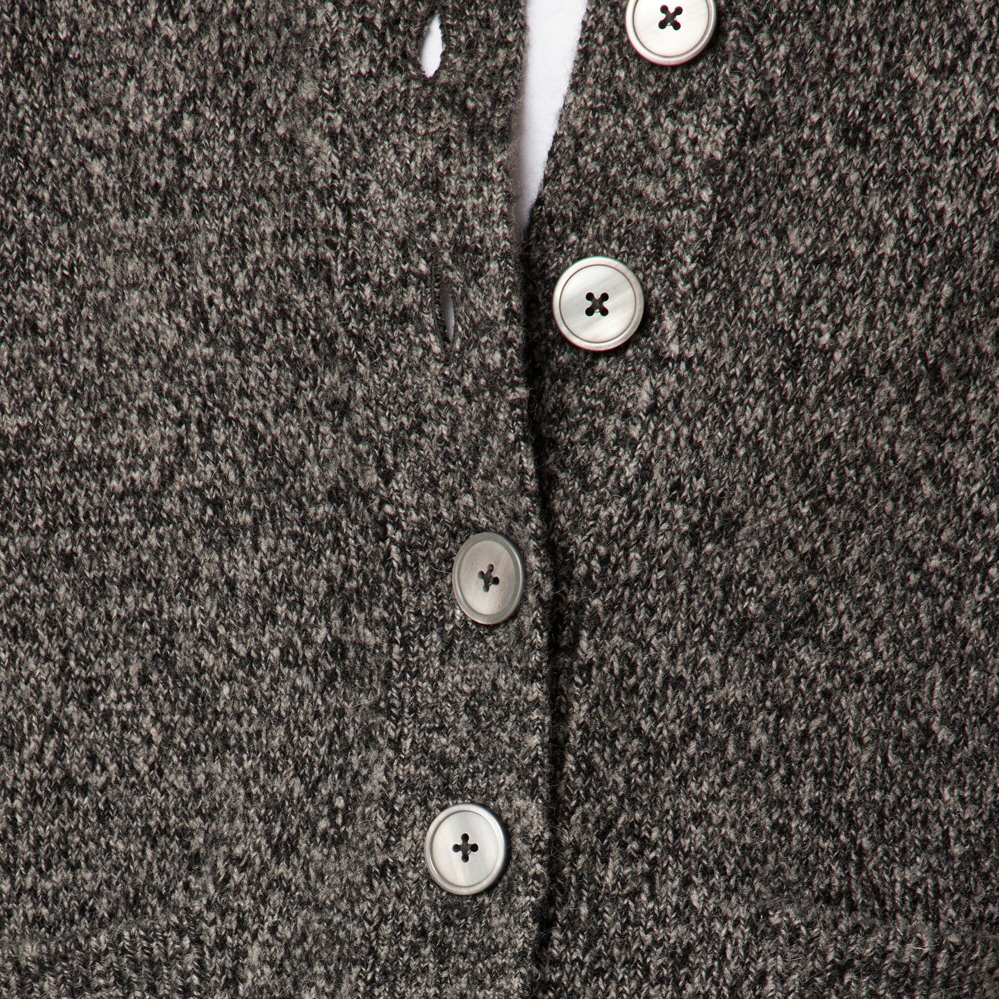 Relaxed milano-stitch cardigan