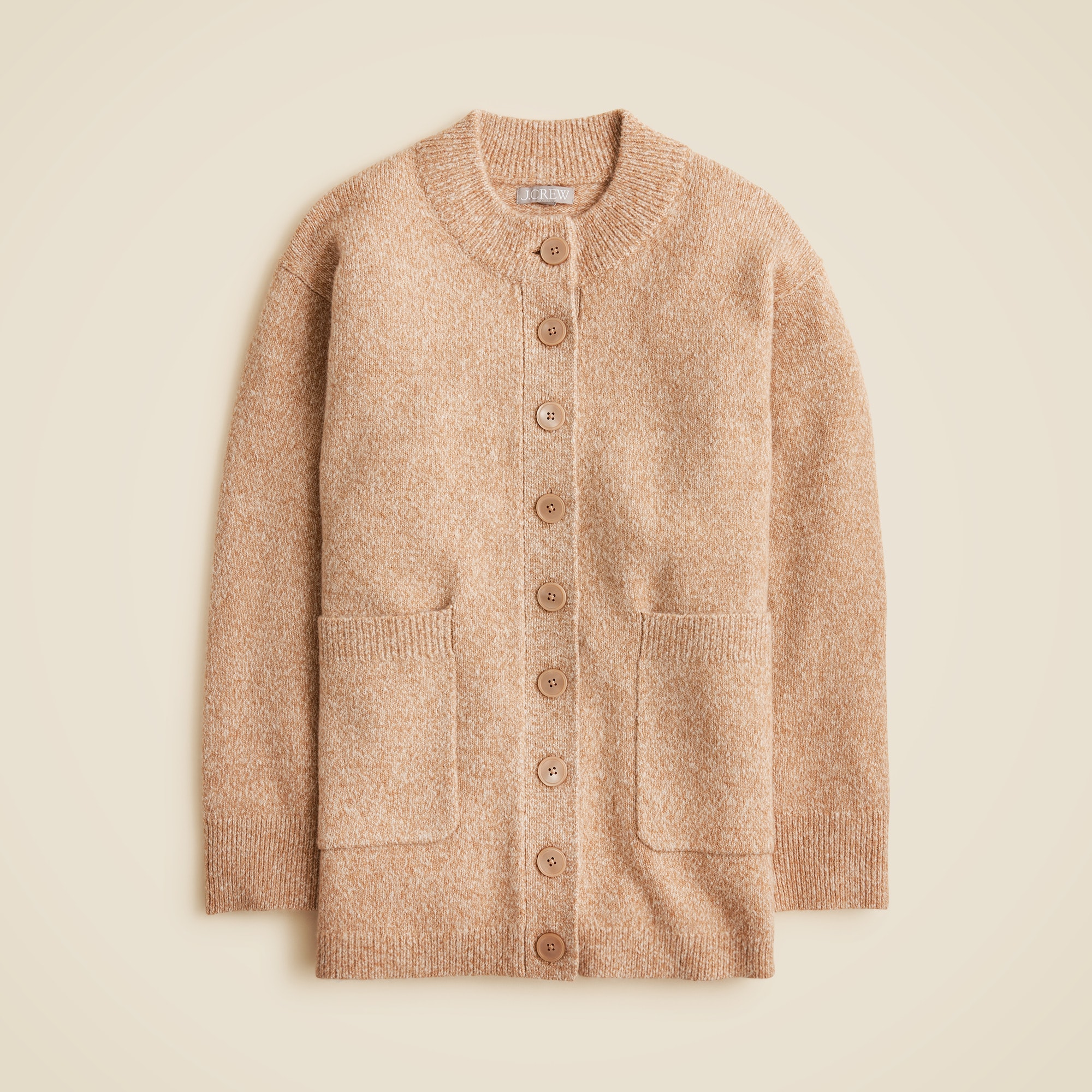  Relaxed milano-stitch cardigan