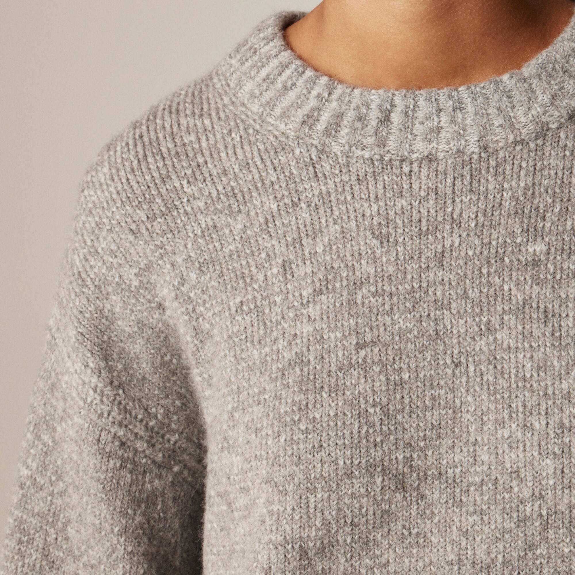 Relaxed crewneck pullover