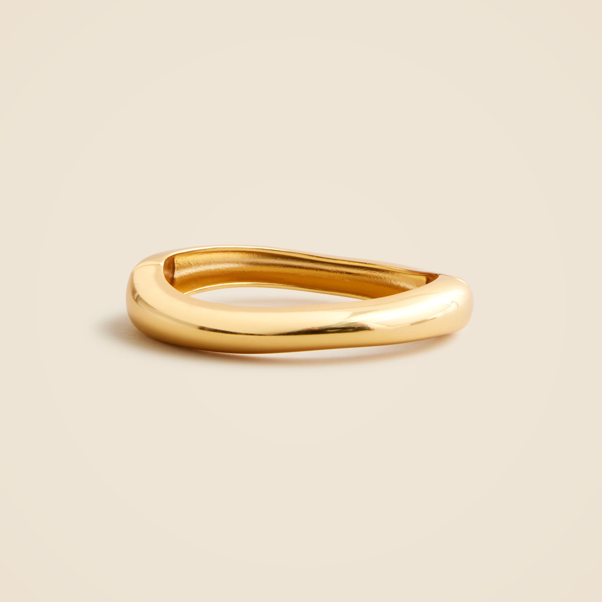 Metallic Wave Cuff Bracelet For Women | J.Crew