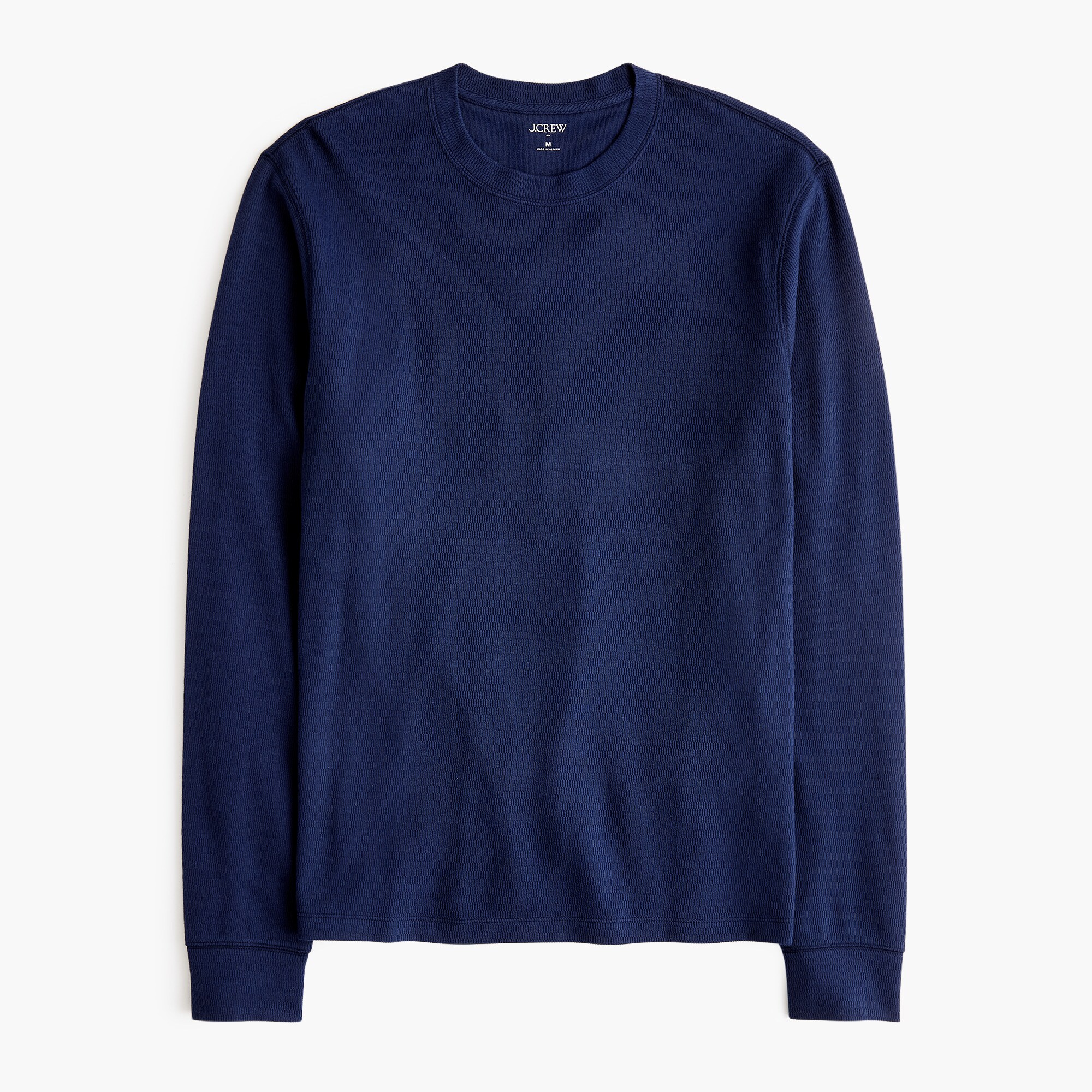  Long-sleeve thermal crewneck tee