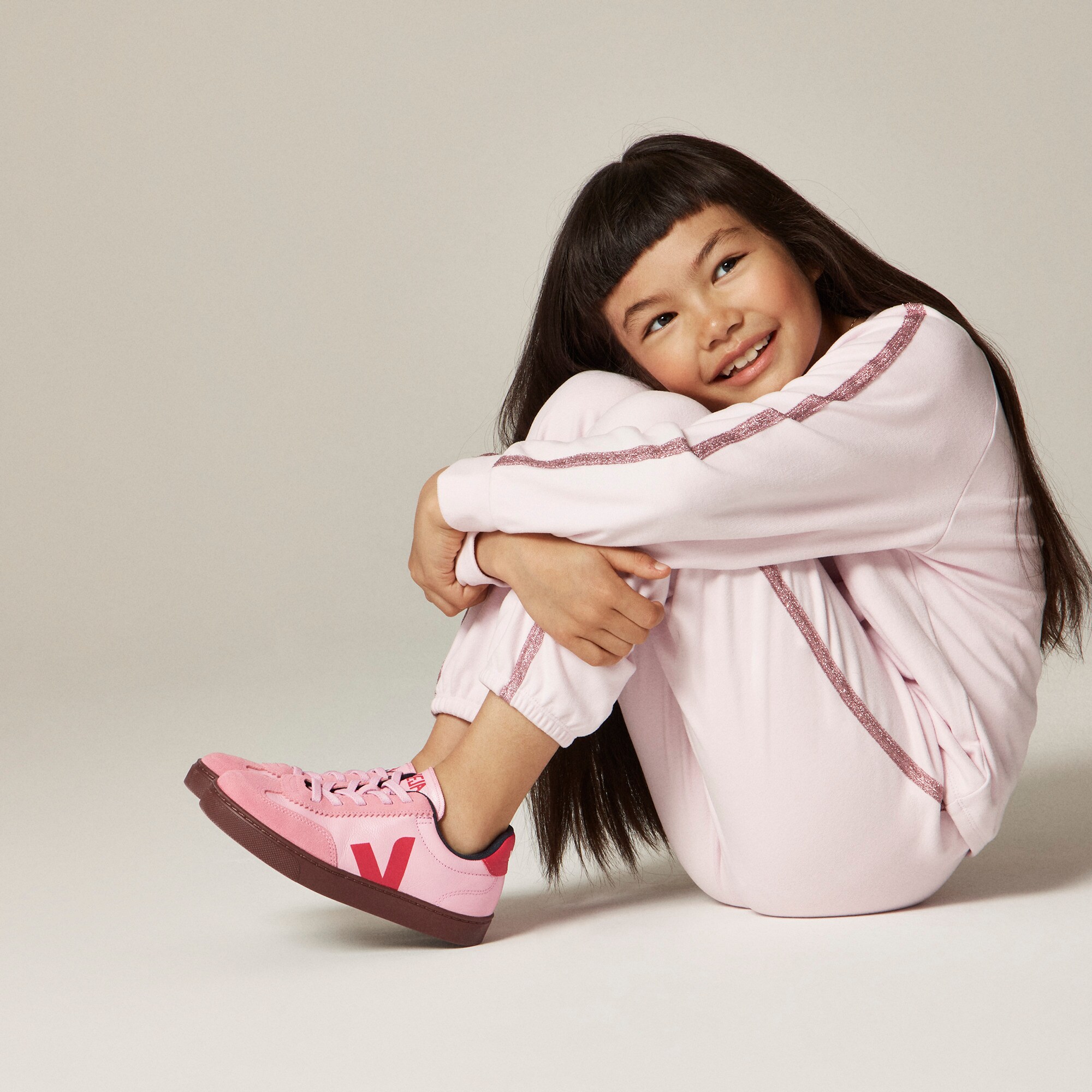 Kids' Veja™ volley canvas sneakers
