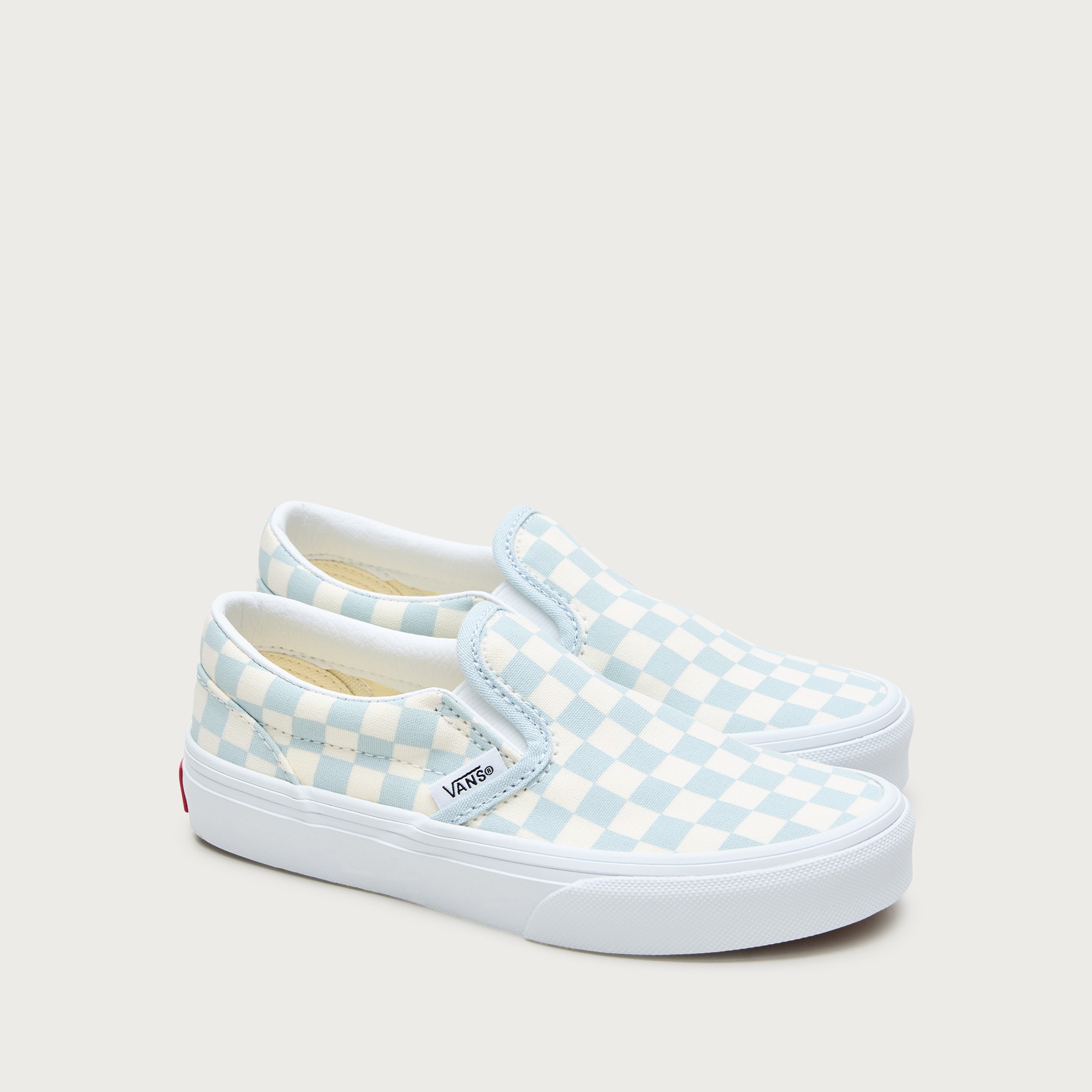 Vans® kids' classic slip-on sneakers in checkerboard