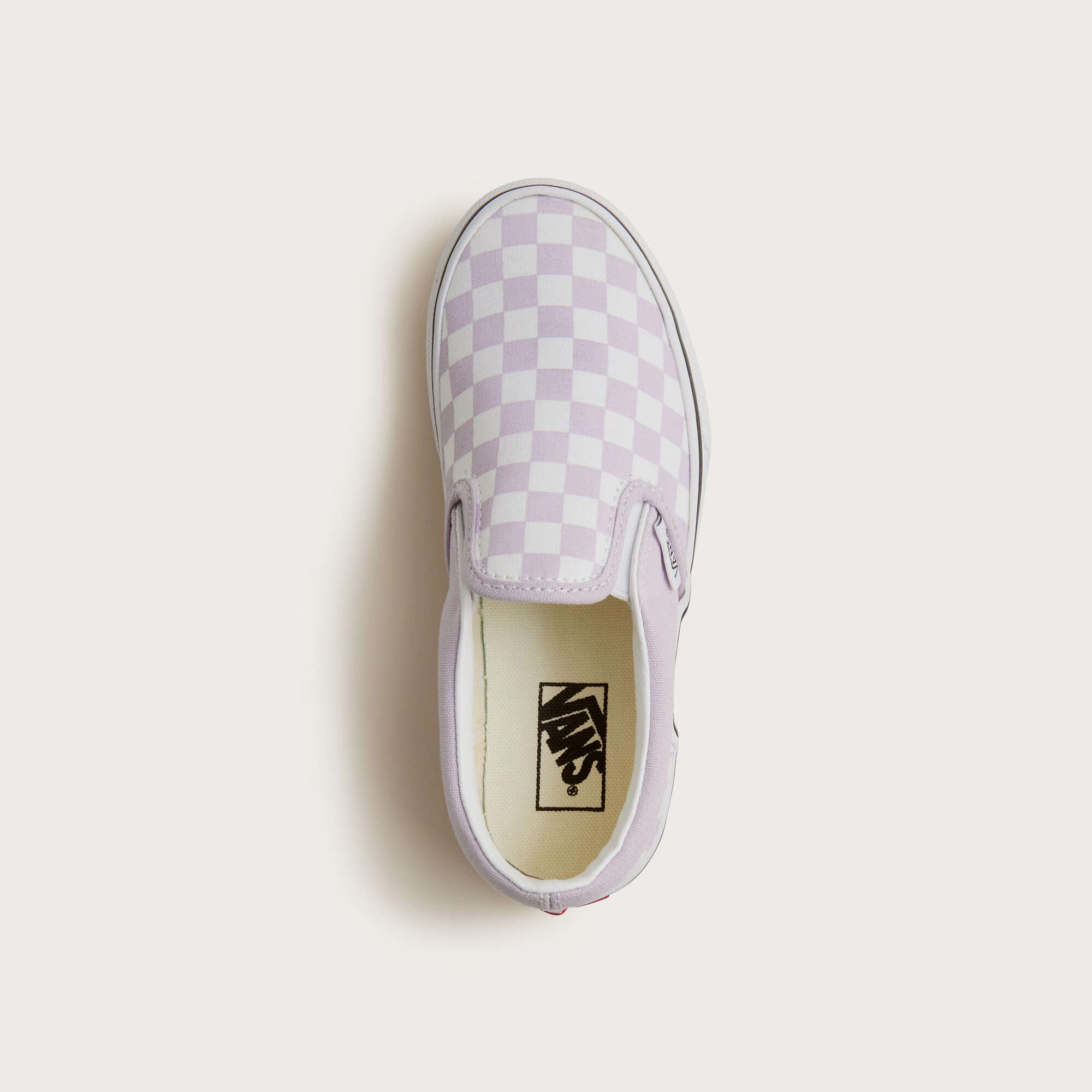 Vans® kids' classic slip-on sneakers in checkerboard