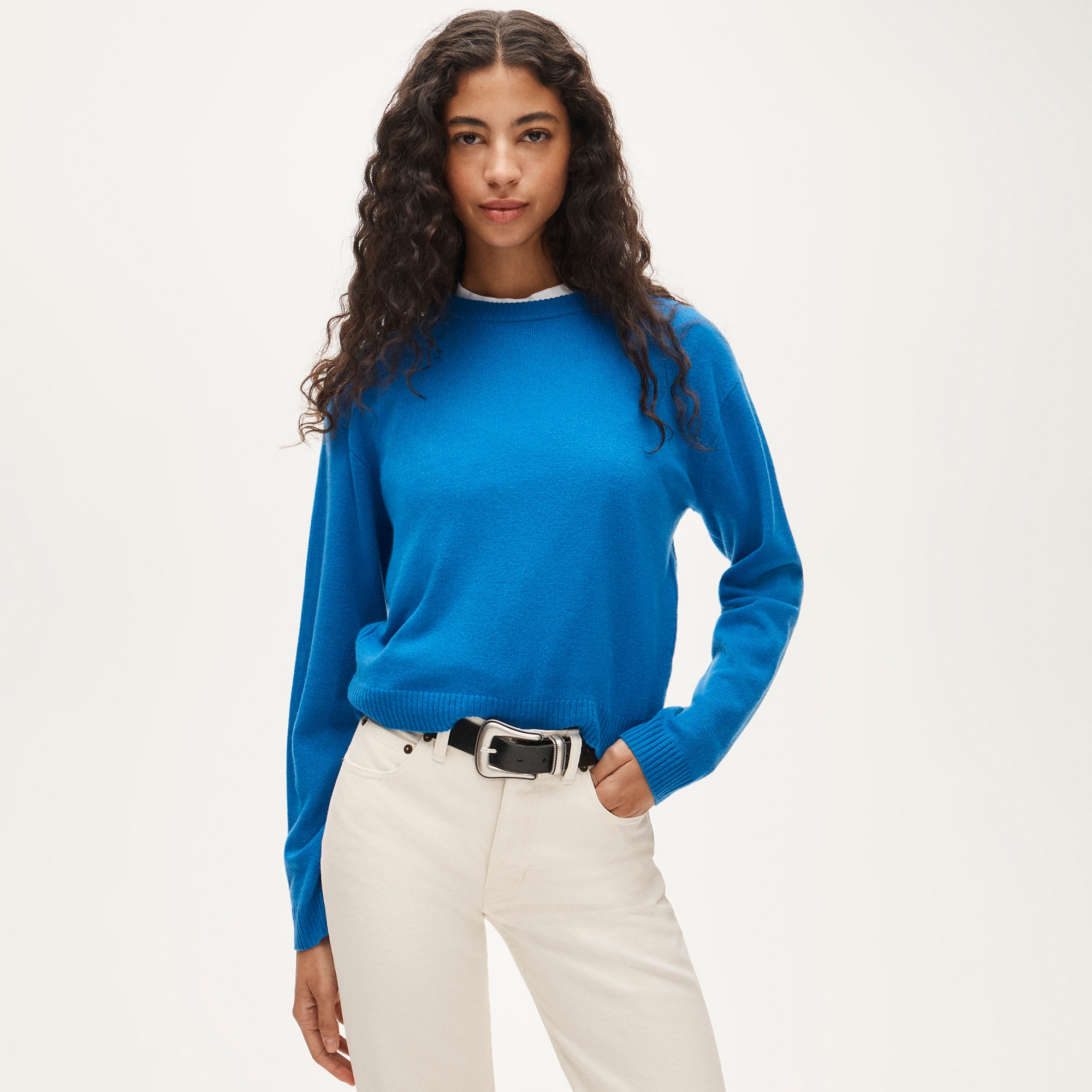 Perfect cashmere crewneck sweater - image 2