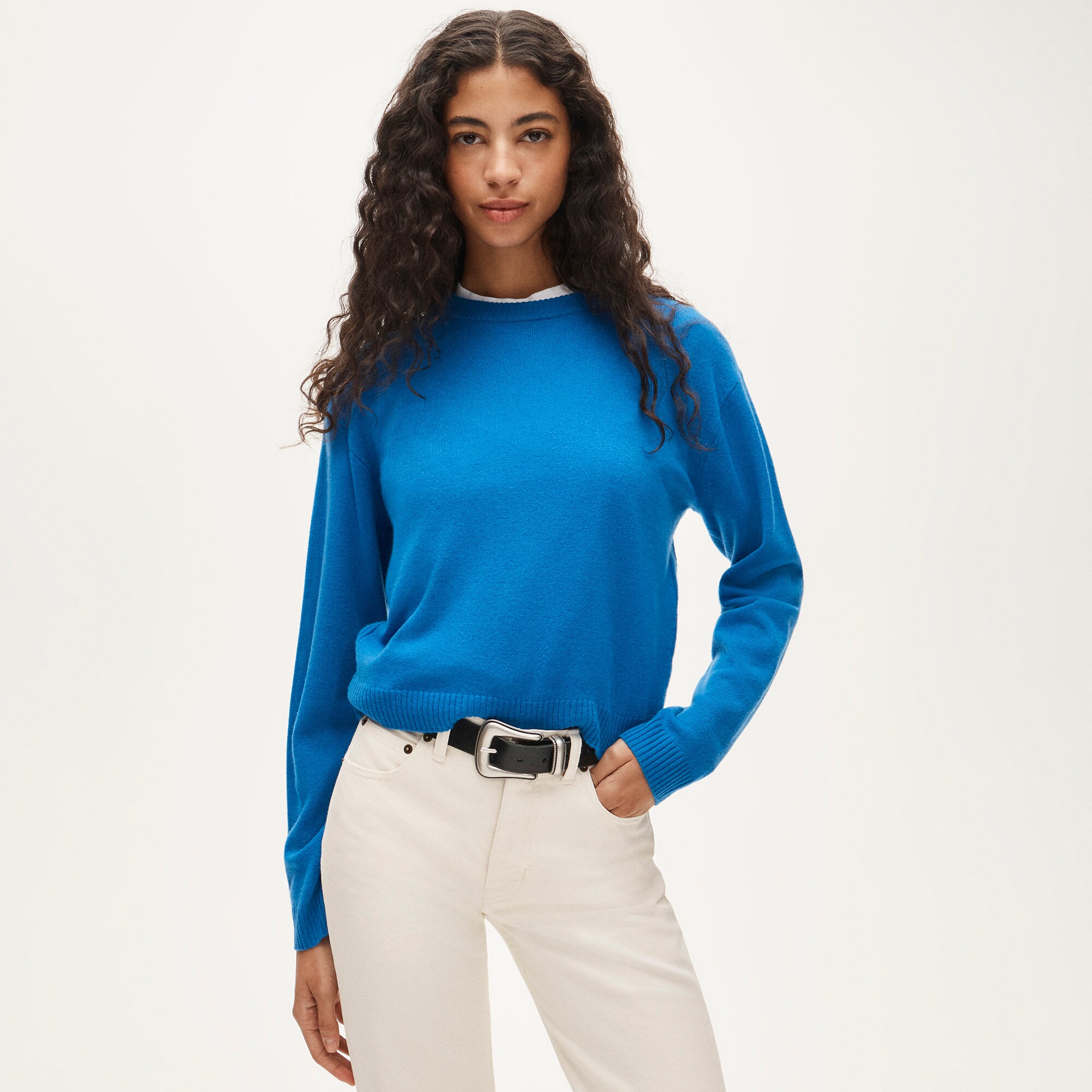 Perfect Cashmere Crewneck For Women | J.Crew