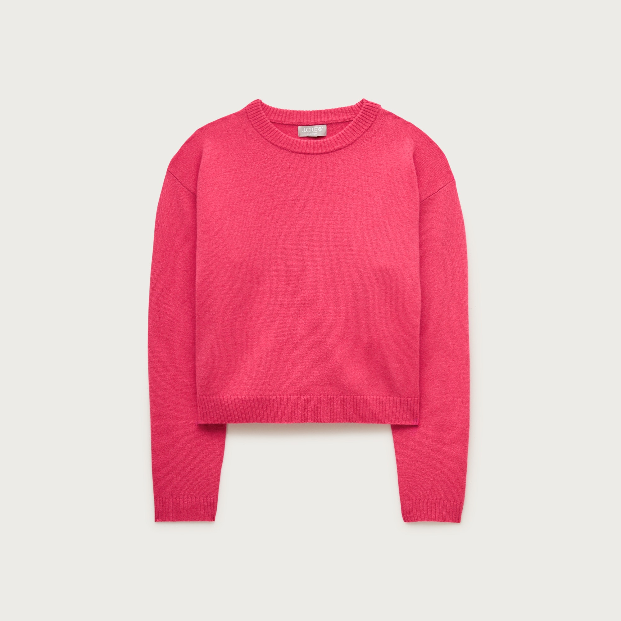Perfect Brushed Cashmere Crewneck Sweater In Stripe For Women | J.Crew
