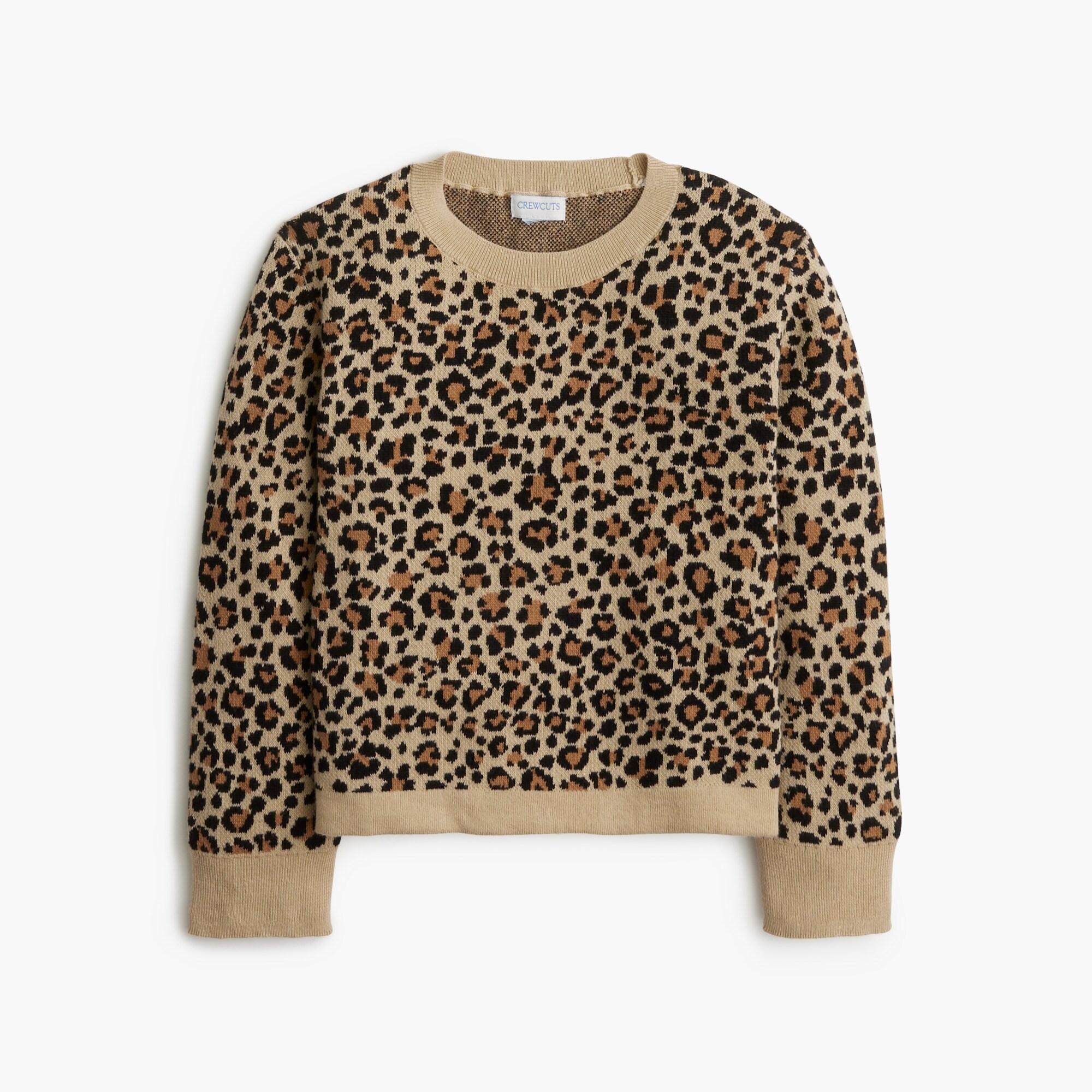 Girls' Leopard Sweater For Girls Factory