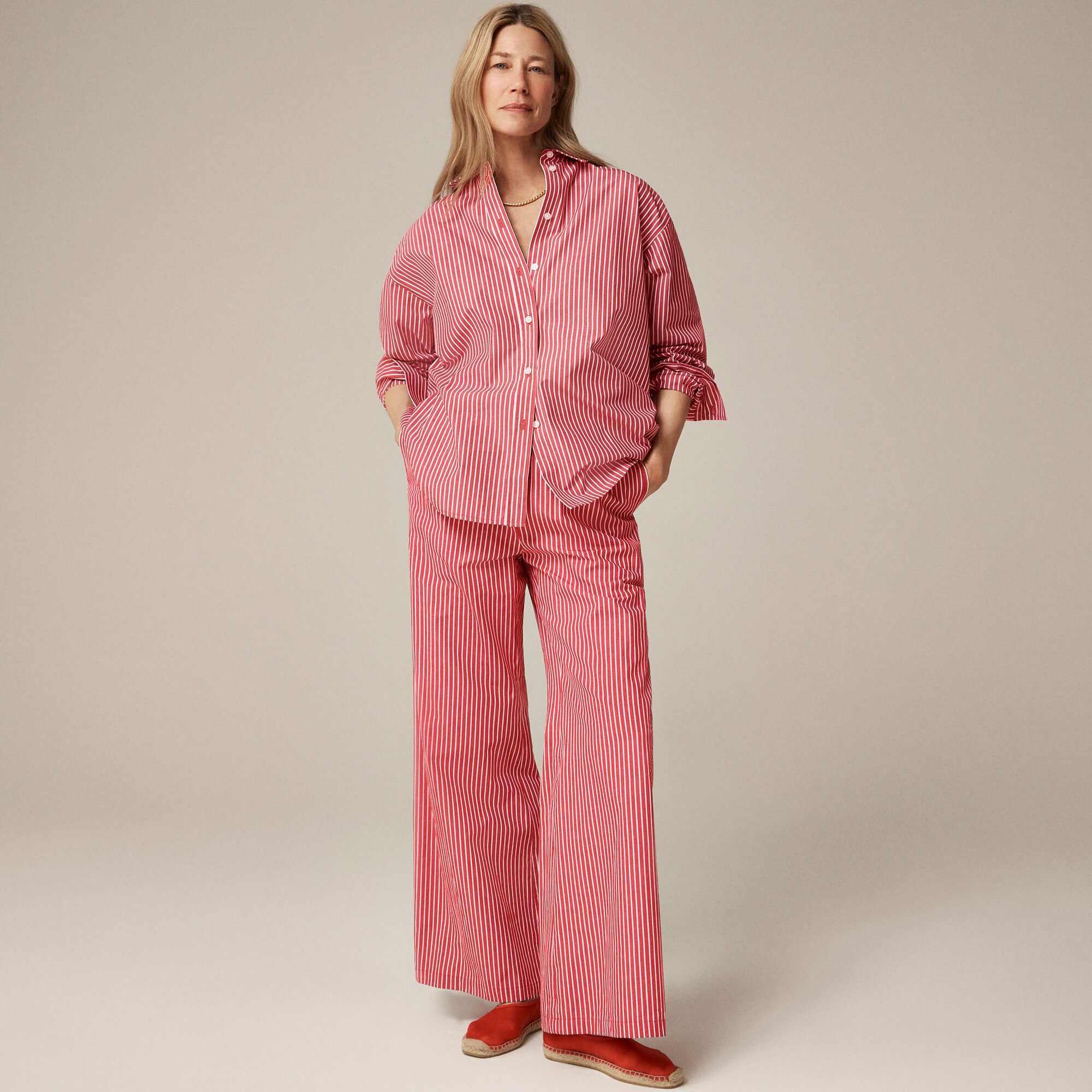  Cosmo pant in oxford stripe