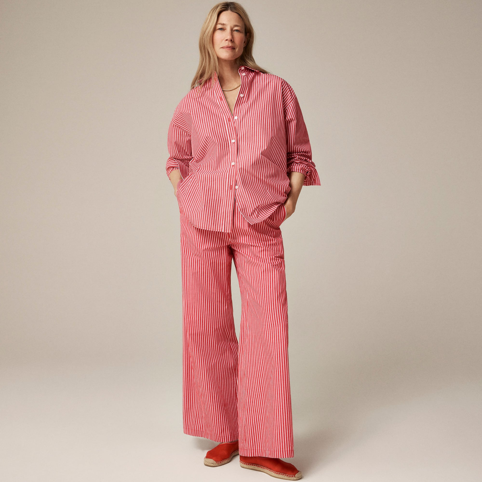 Tall Cosmo pant in oxford stripe