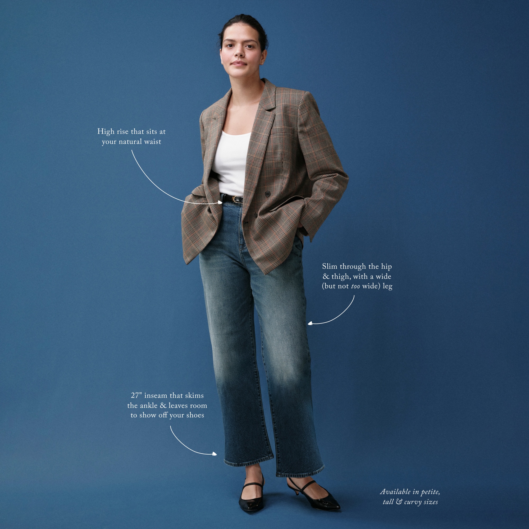 Slim-wide jean