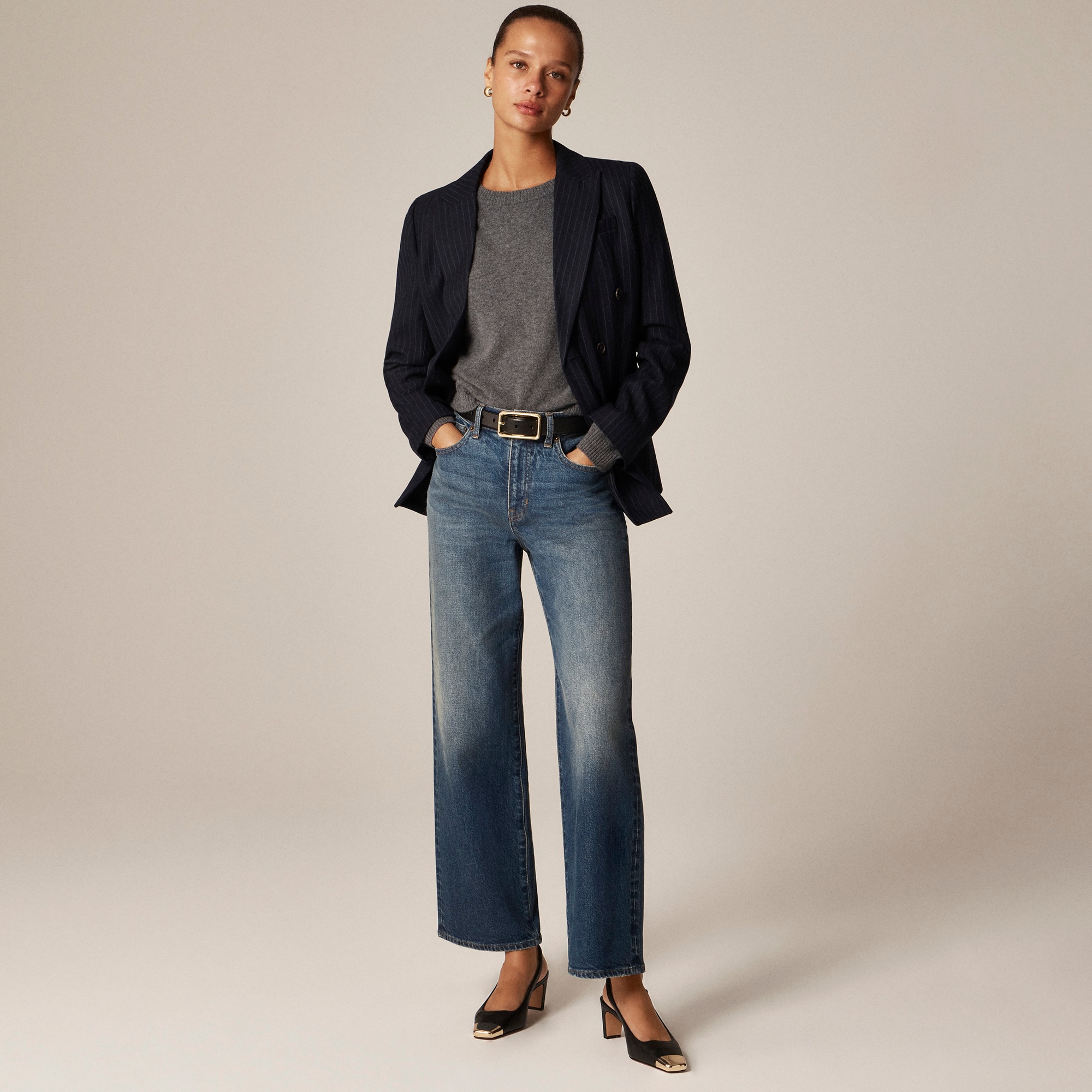 Slim-wide jean