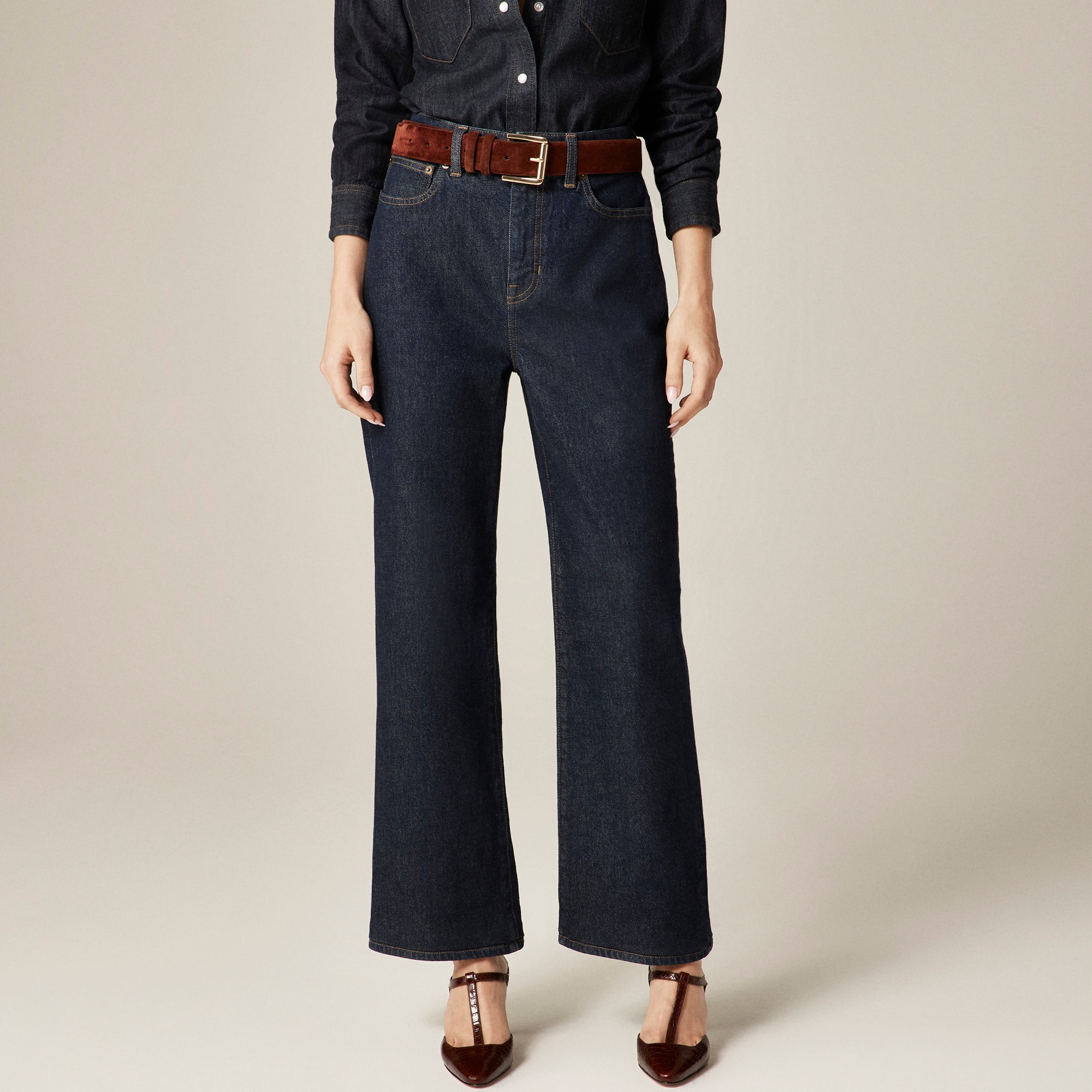 Curvy slim-wide jean - image 3