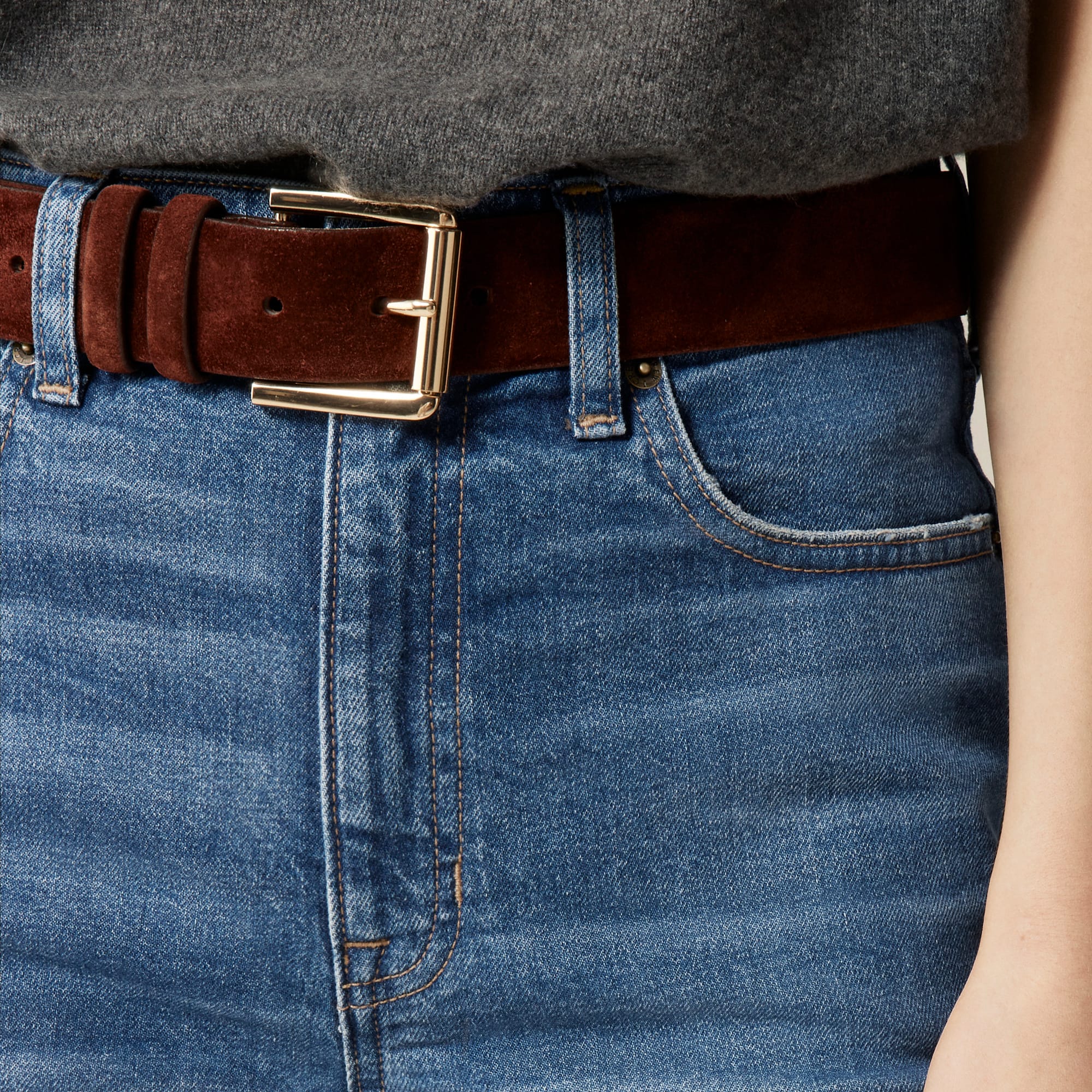Denim trouser jean