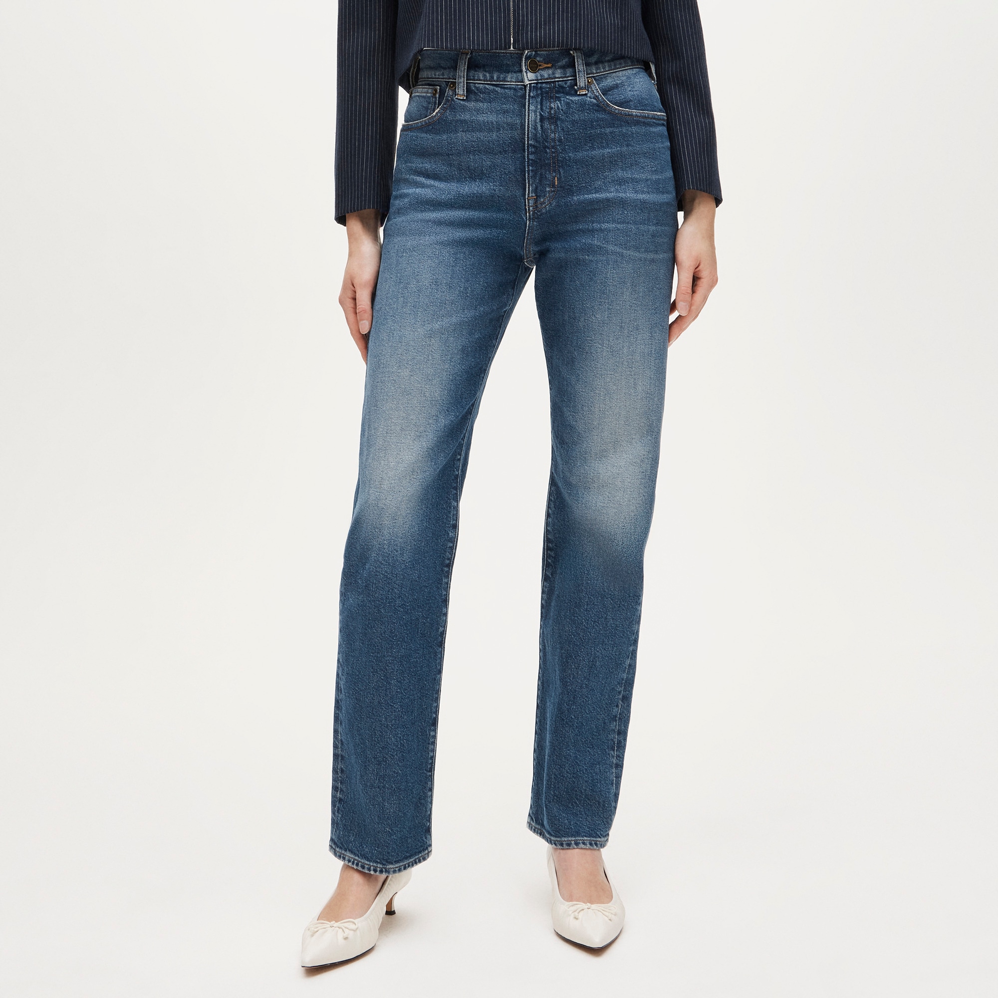 Nipped straight jean - image 3