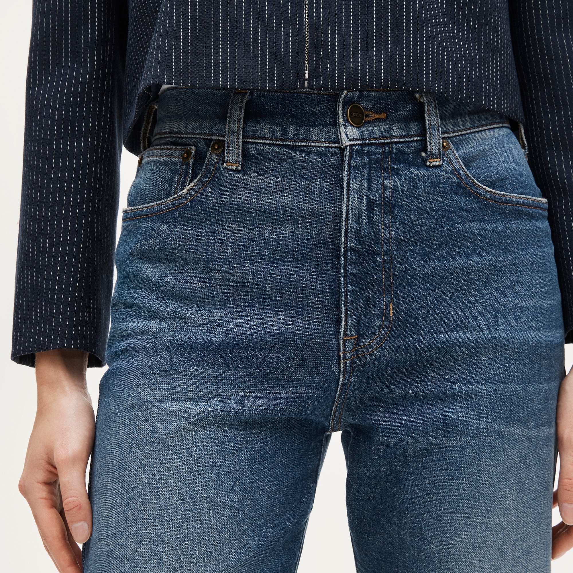 Nipped straight jean - image 4