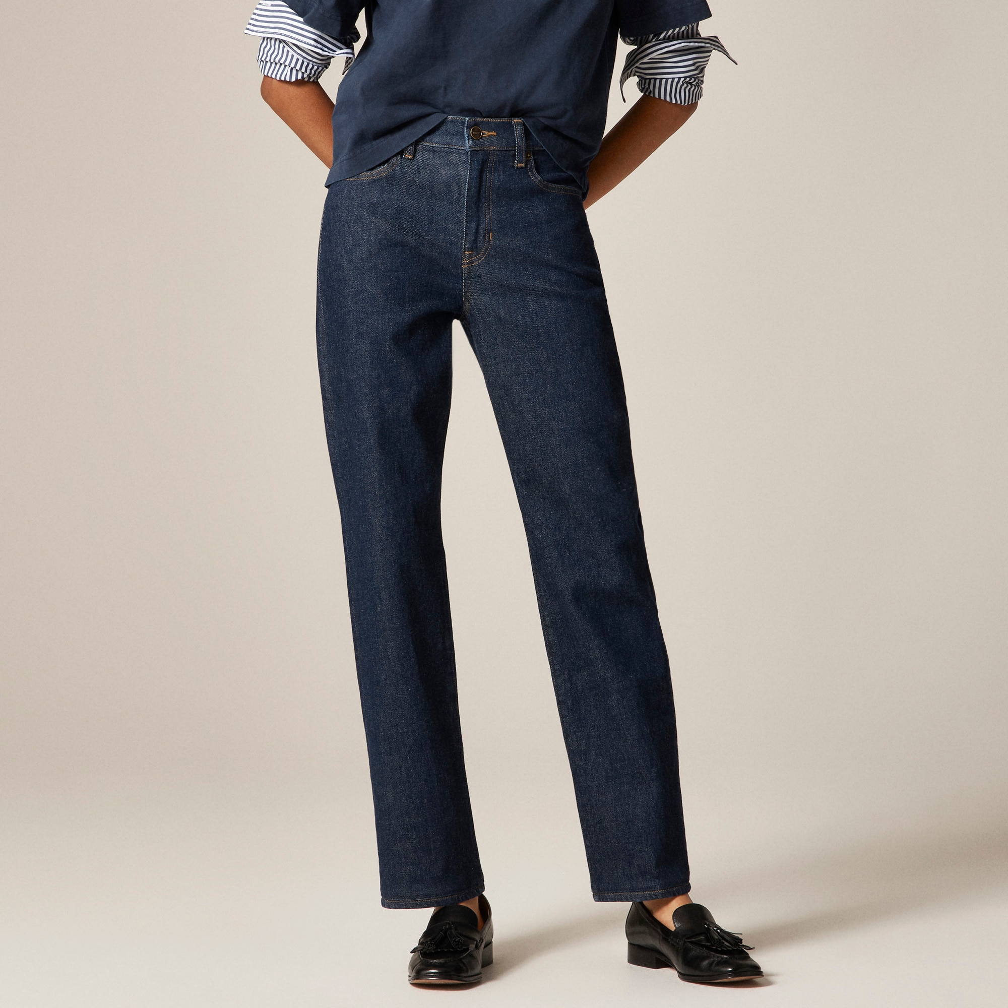 Nipped straight jean - image 3