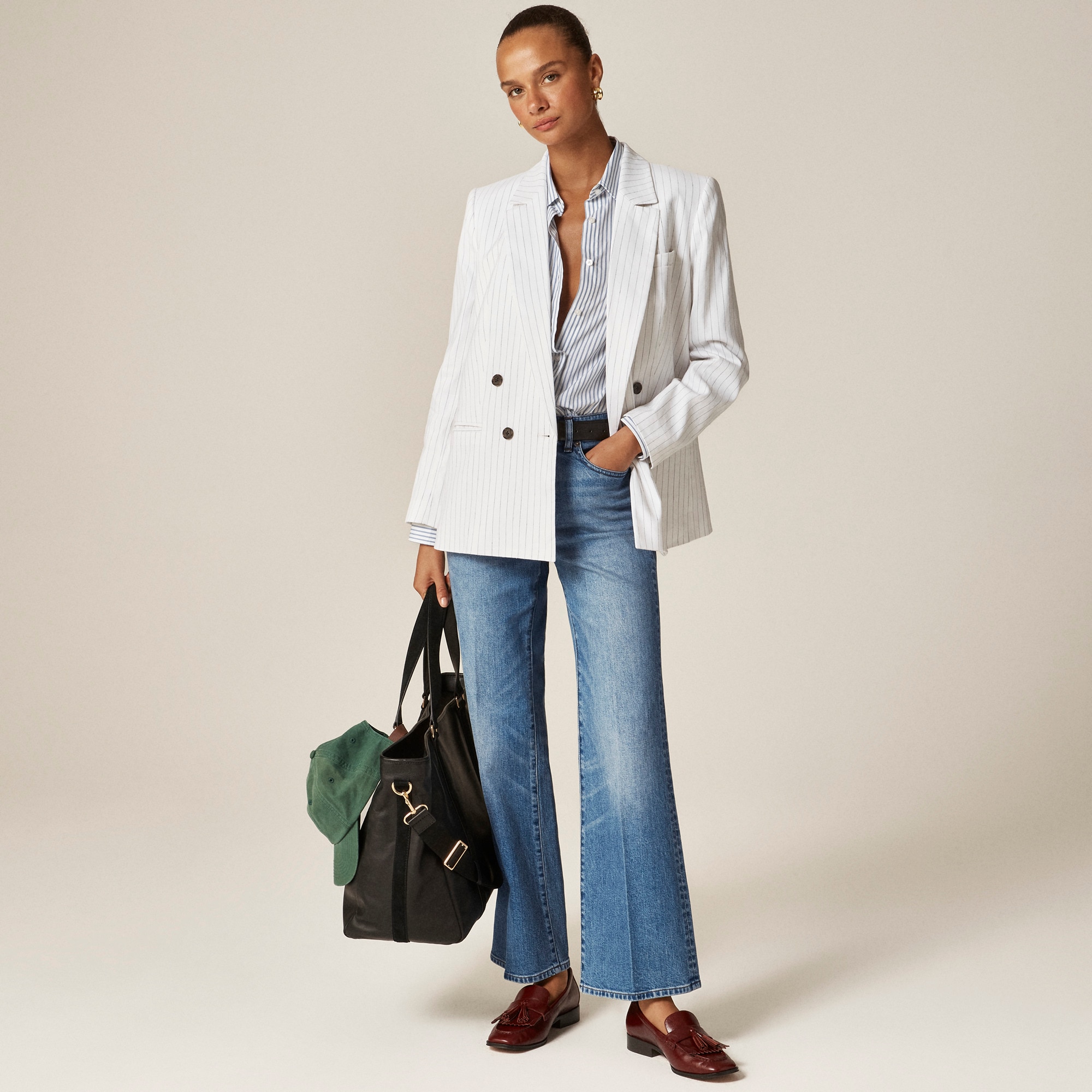 womens Charley kickout cropped jean