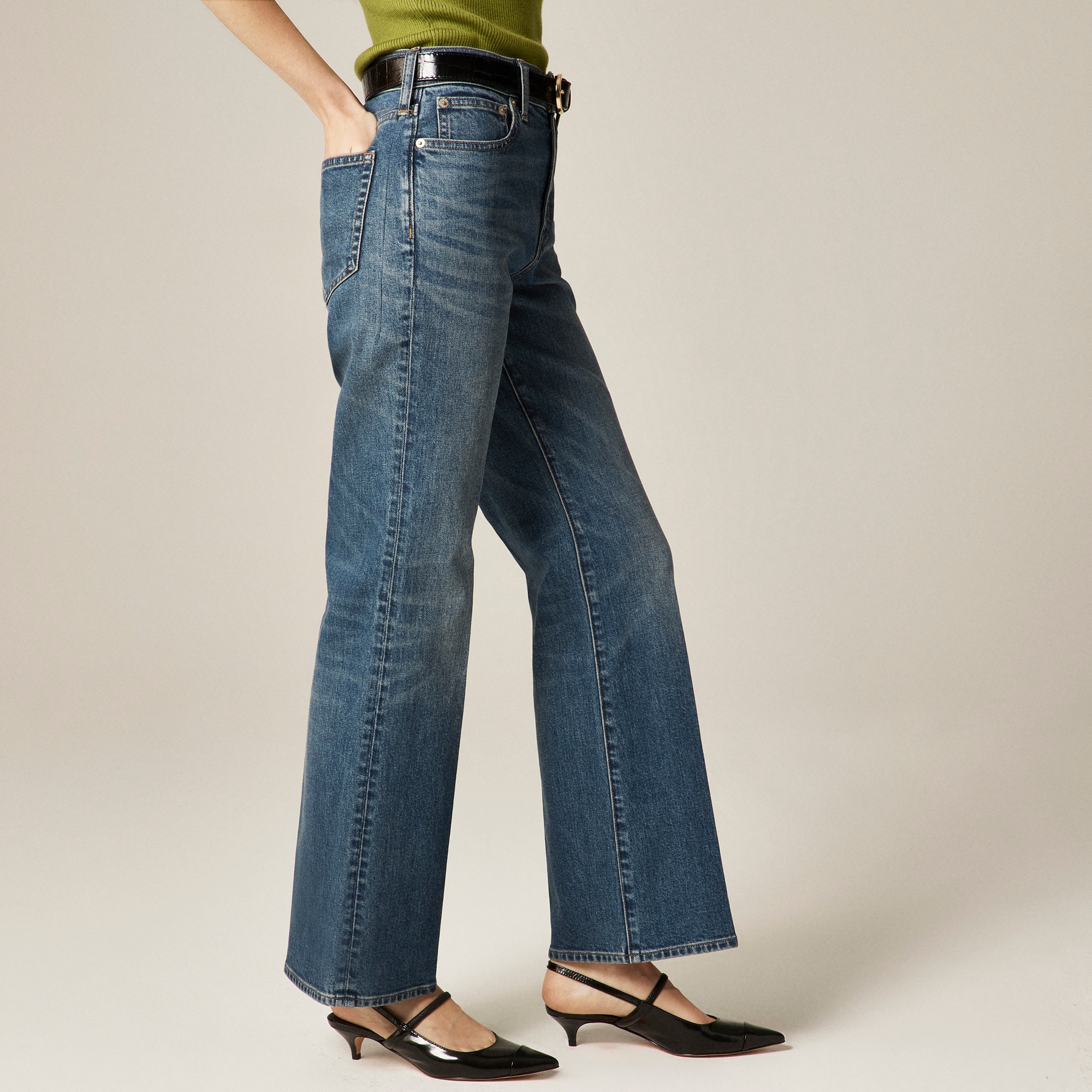 Charley kickout cropped jean - image 3