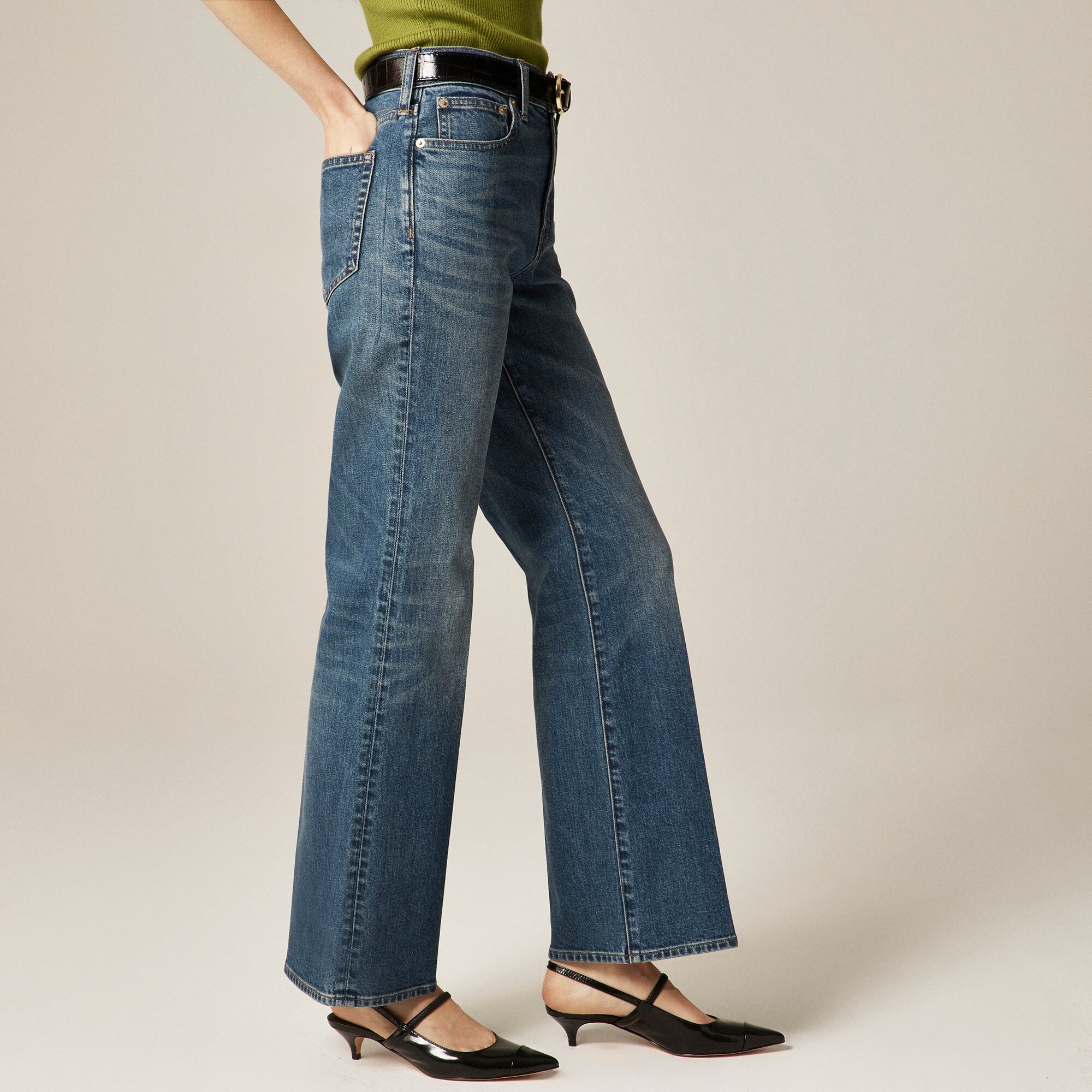Charley kickout cropped jean
