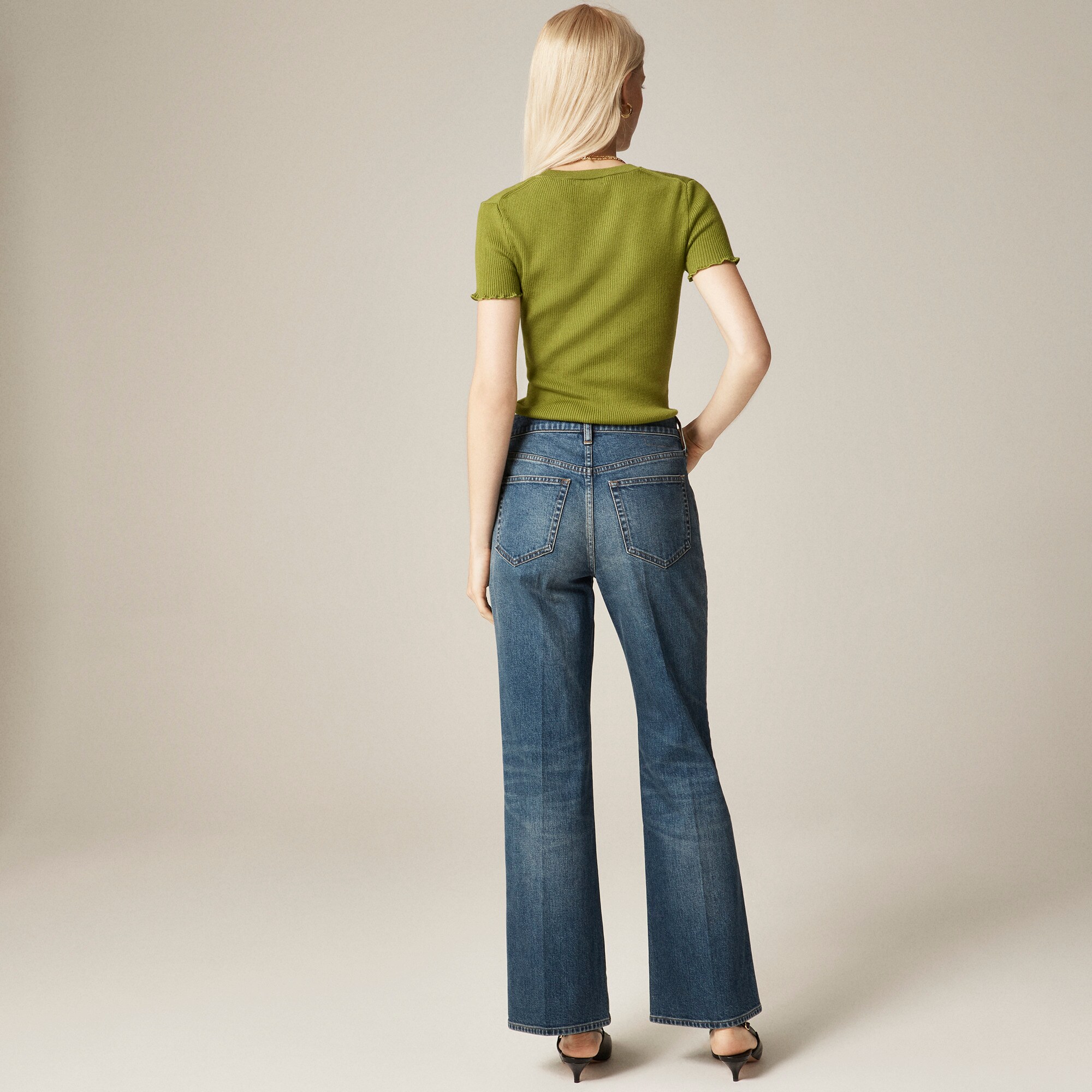 Charley kickout cropped jean