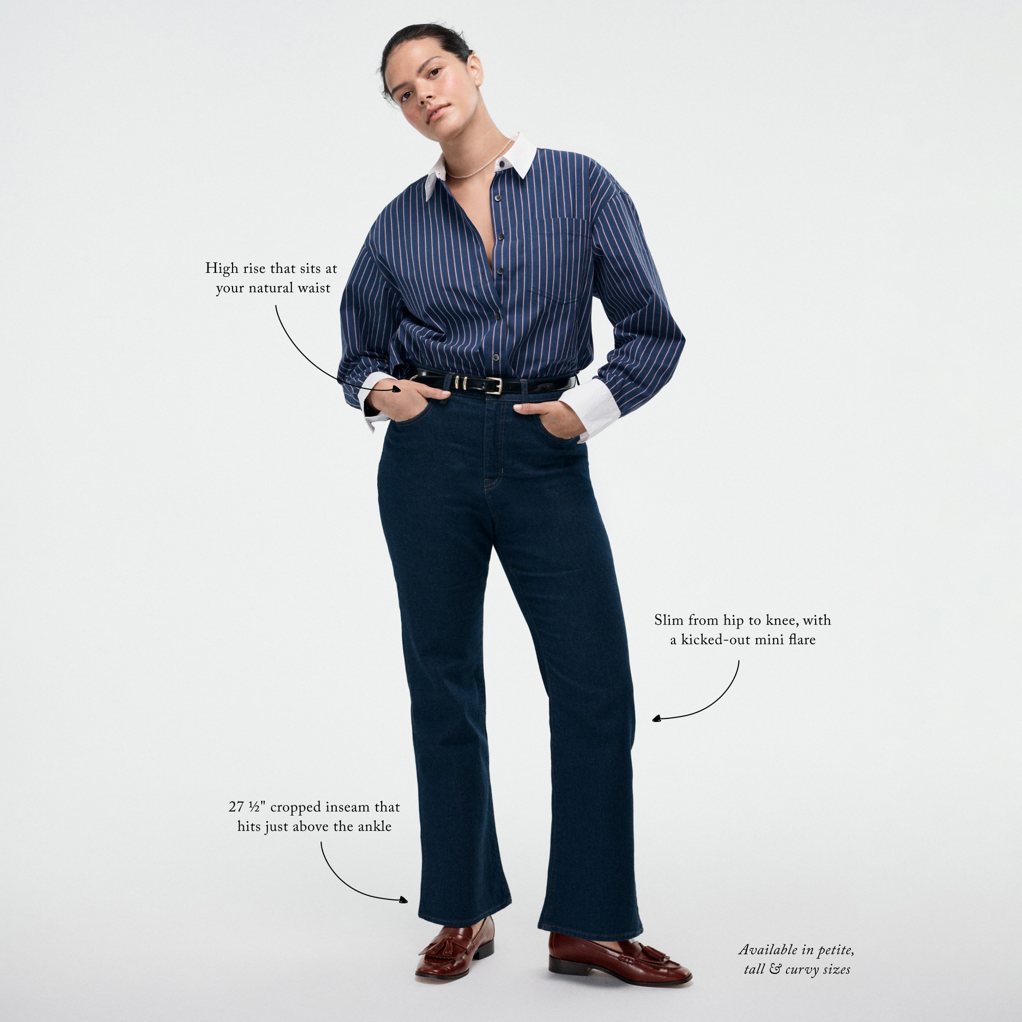 Charley Kickout Cropped Jean For Women