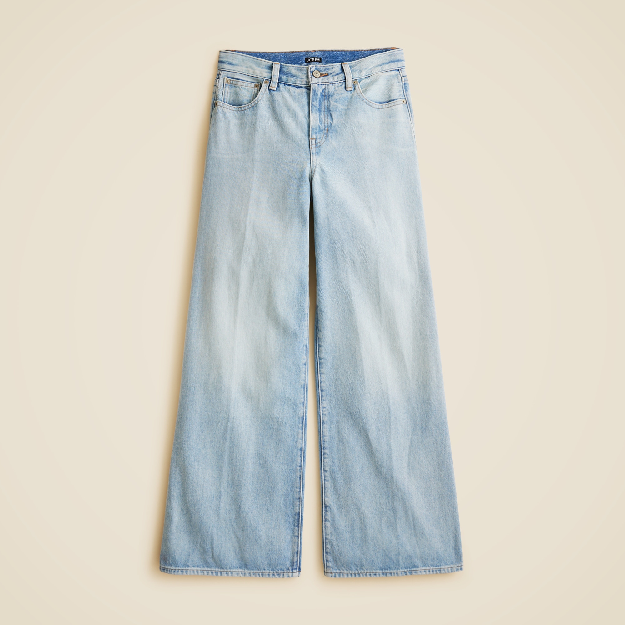 Mid-rise superwide-leg jean