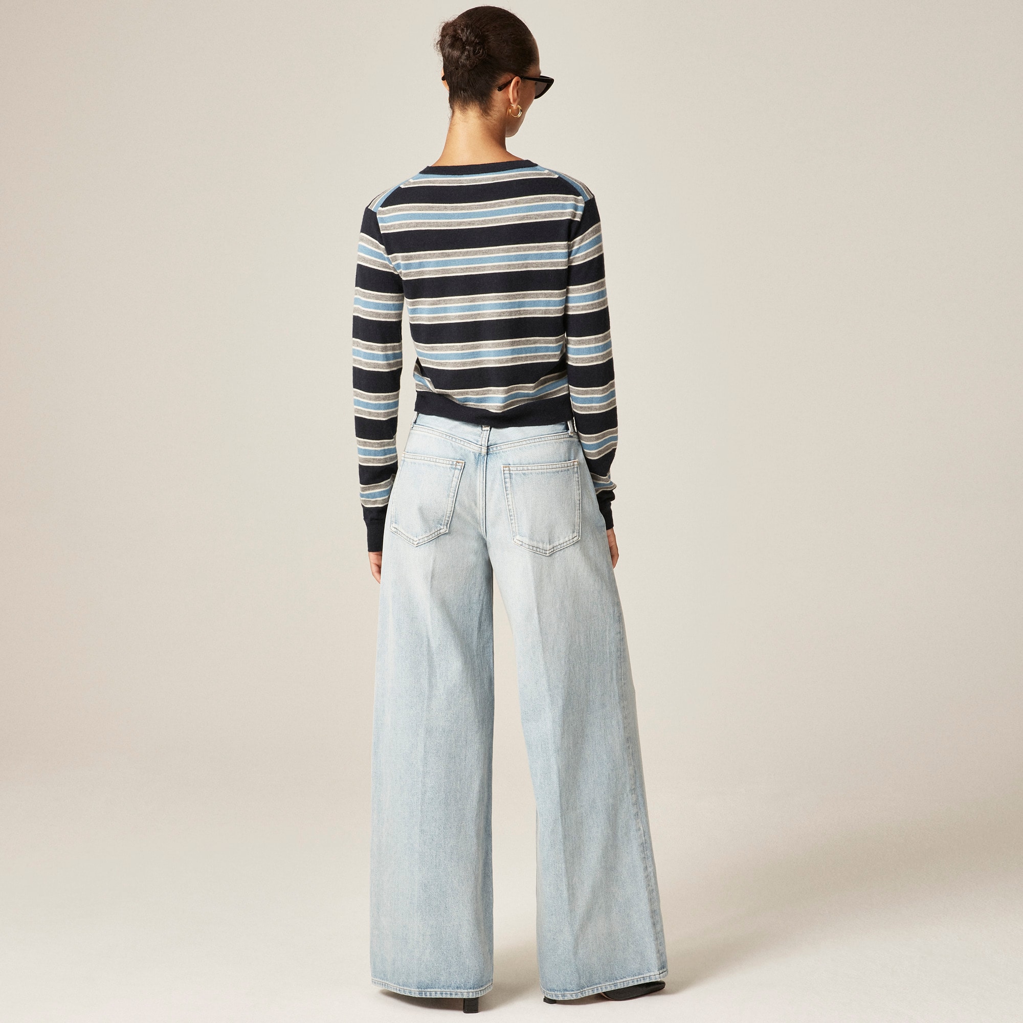 Mid-rise superwide-leg jean - image 5