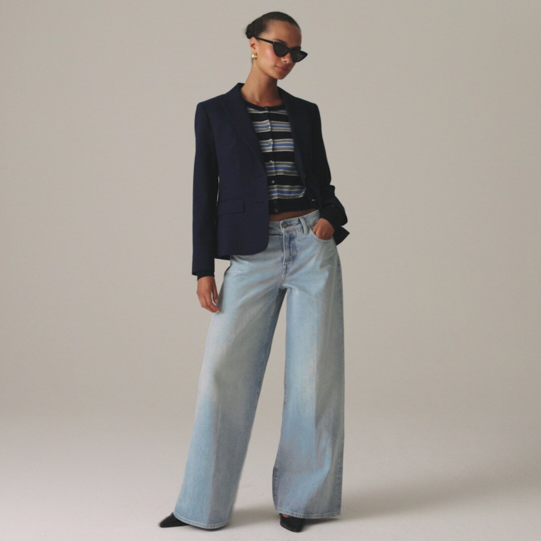 Mid-rise superwide-leg jean