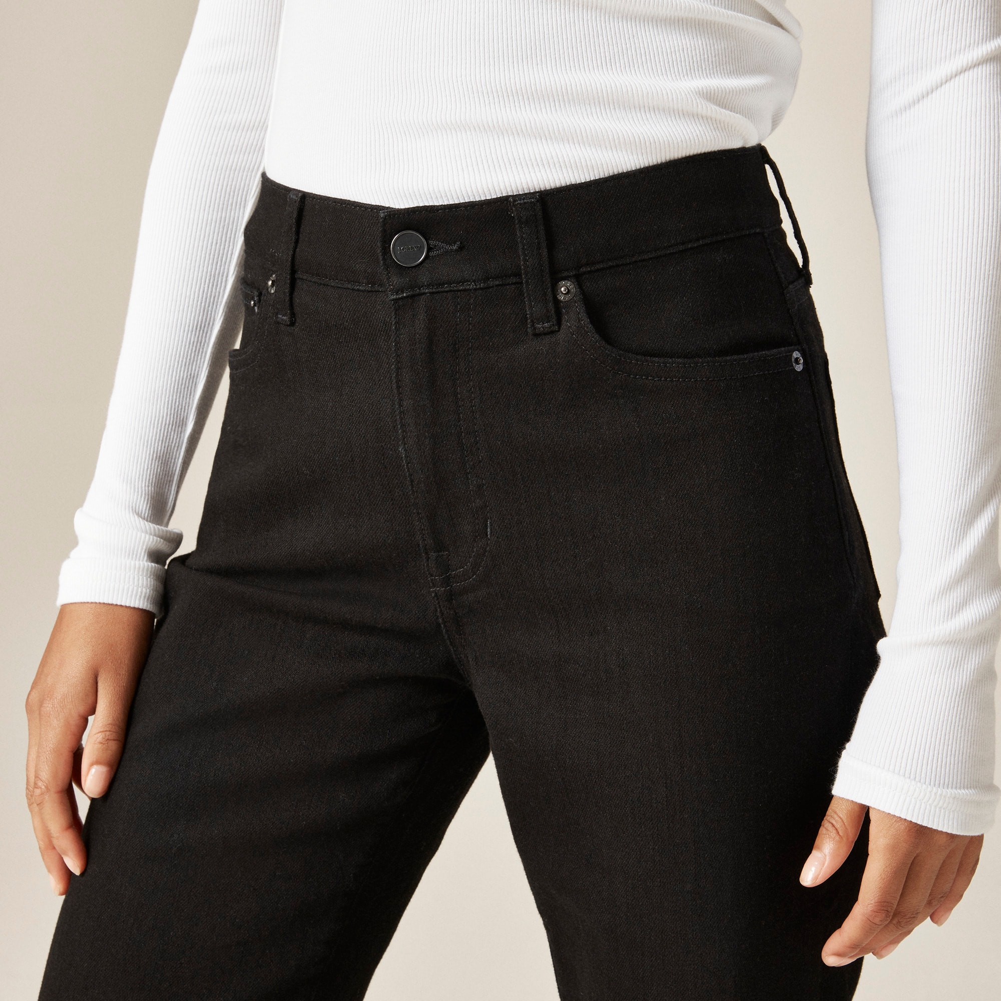 Nipped straight jean - image 4
