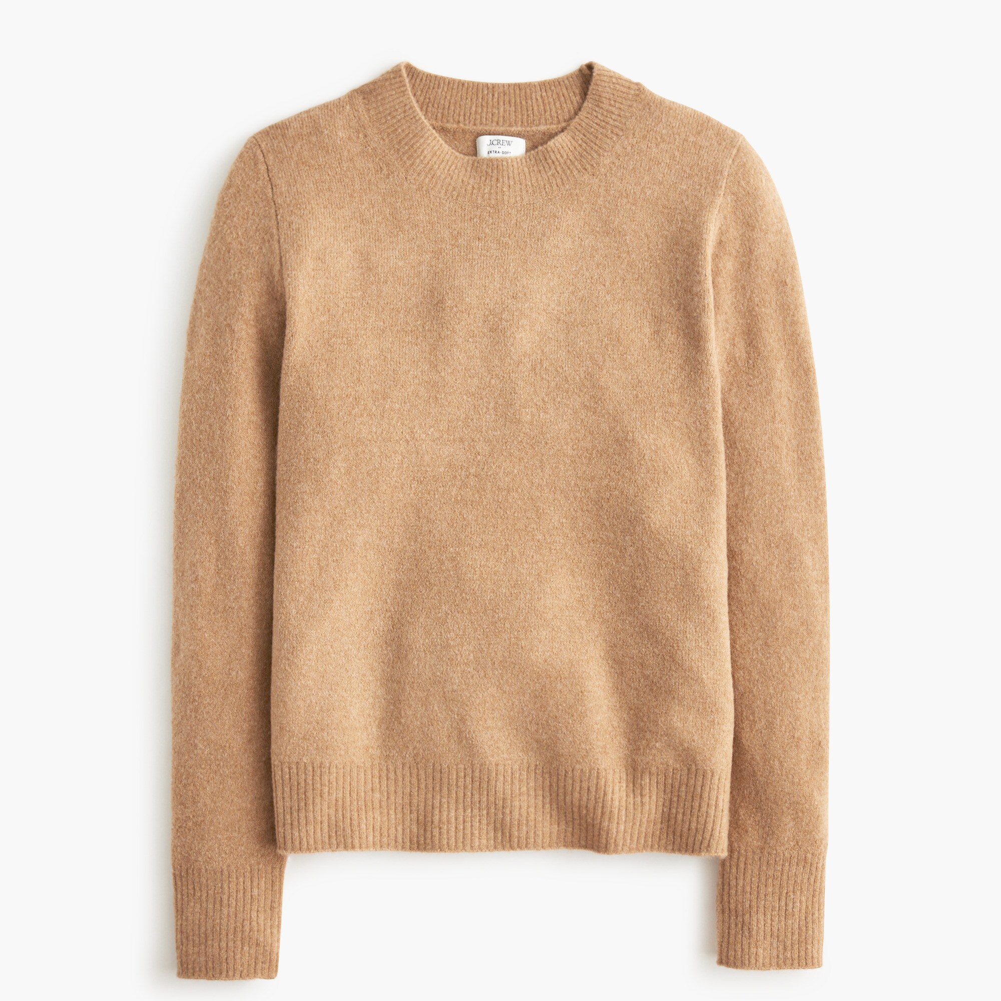 crewneck sweater in extra-soft yarn for women